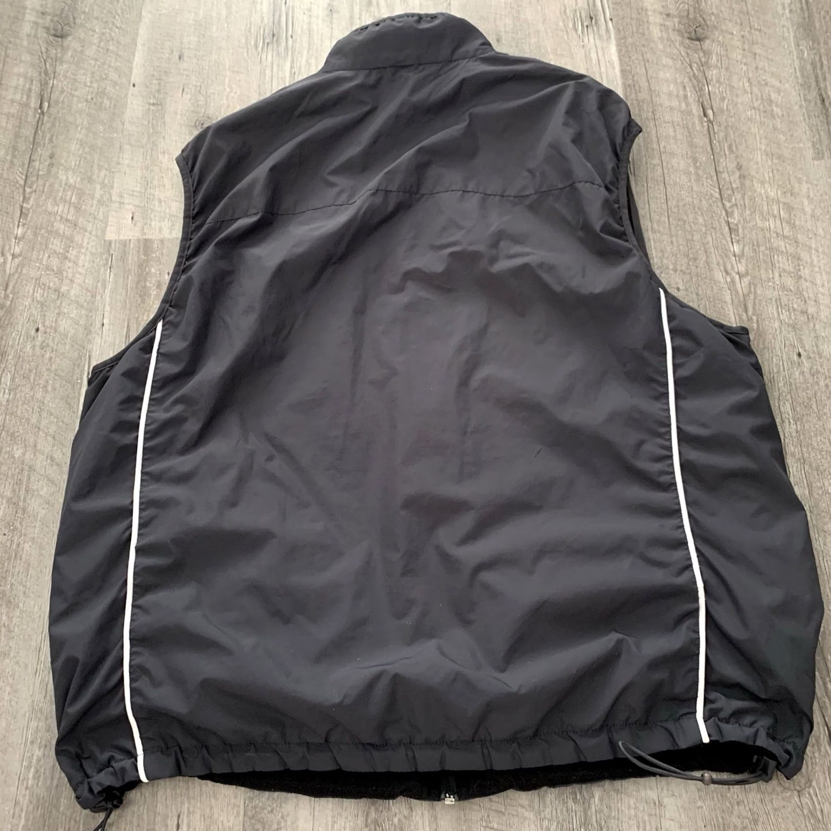 Vintage Greg Norman Shark Tasso Elba Windbreaker Vest Mens XL Gray Fleece Lined Golf Full Zip Size US XL / EU 56 / 4 - 5 Thumbnail