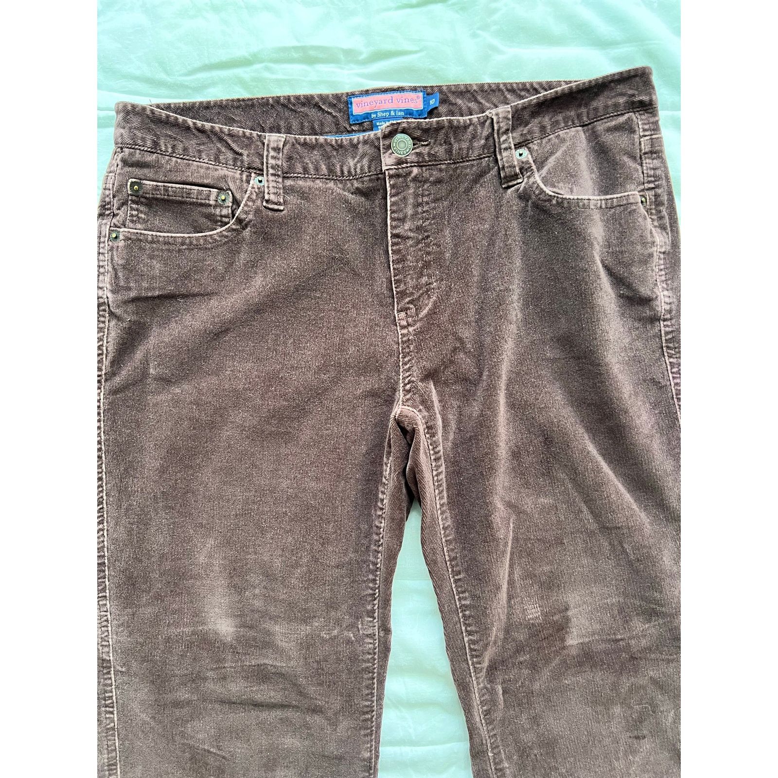 Vineyard Vines Vineyard Vines Mid Rise Corduroy Bootcut Pants Brown Size 10 Size 32" / US 10 / IT 46 - 4 Thumbnail