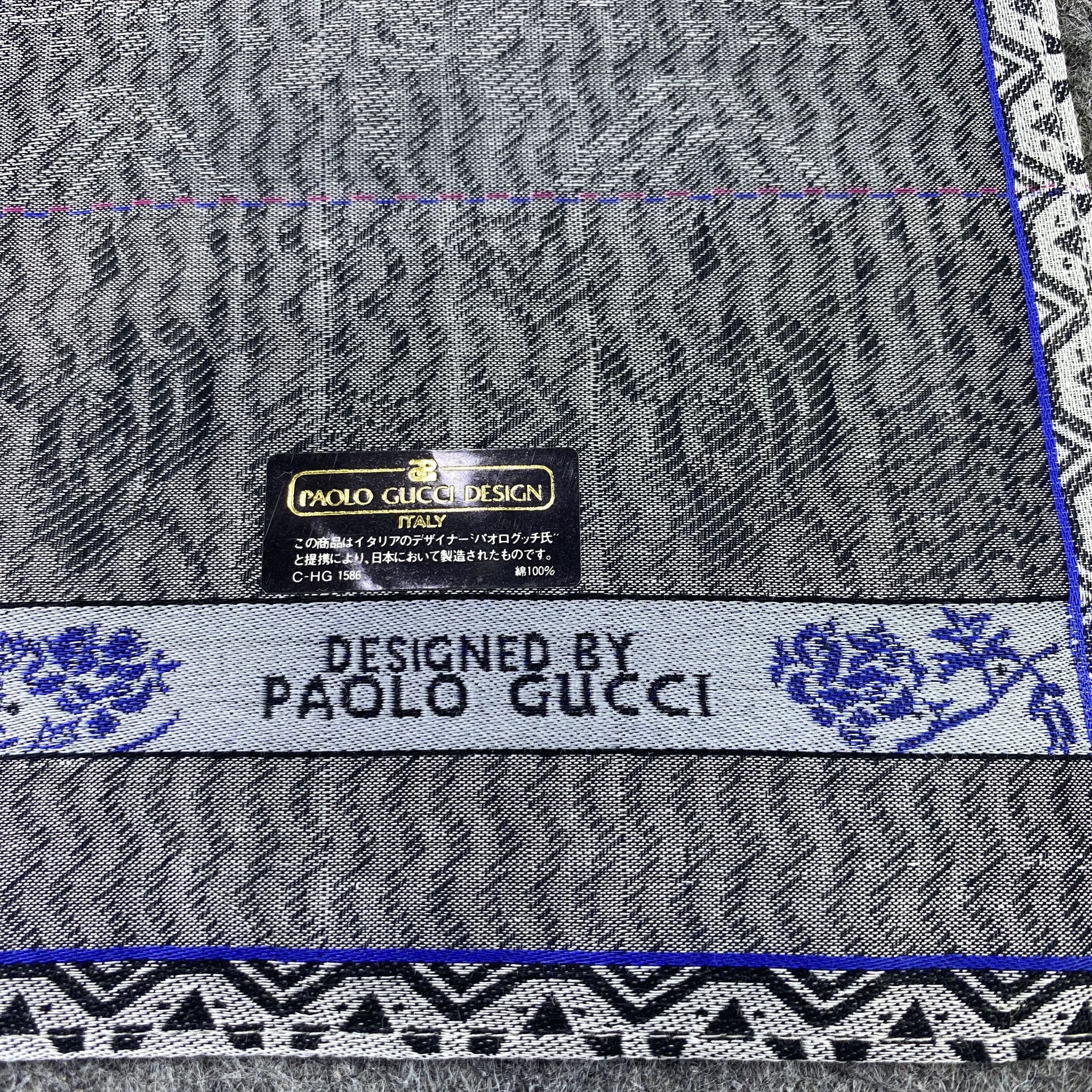 Paolo Gucci Paolo Gucci Paislee Handkerchief / Bandana/Neckerchief-B594 Size ONE SIZE - 5 Thumbnail