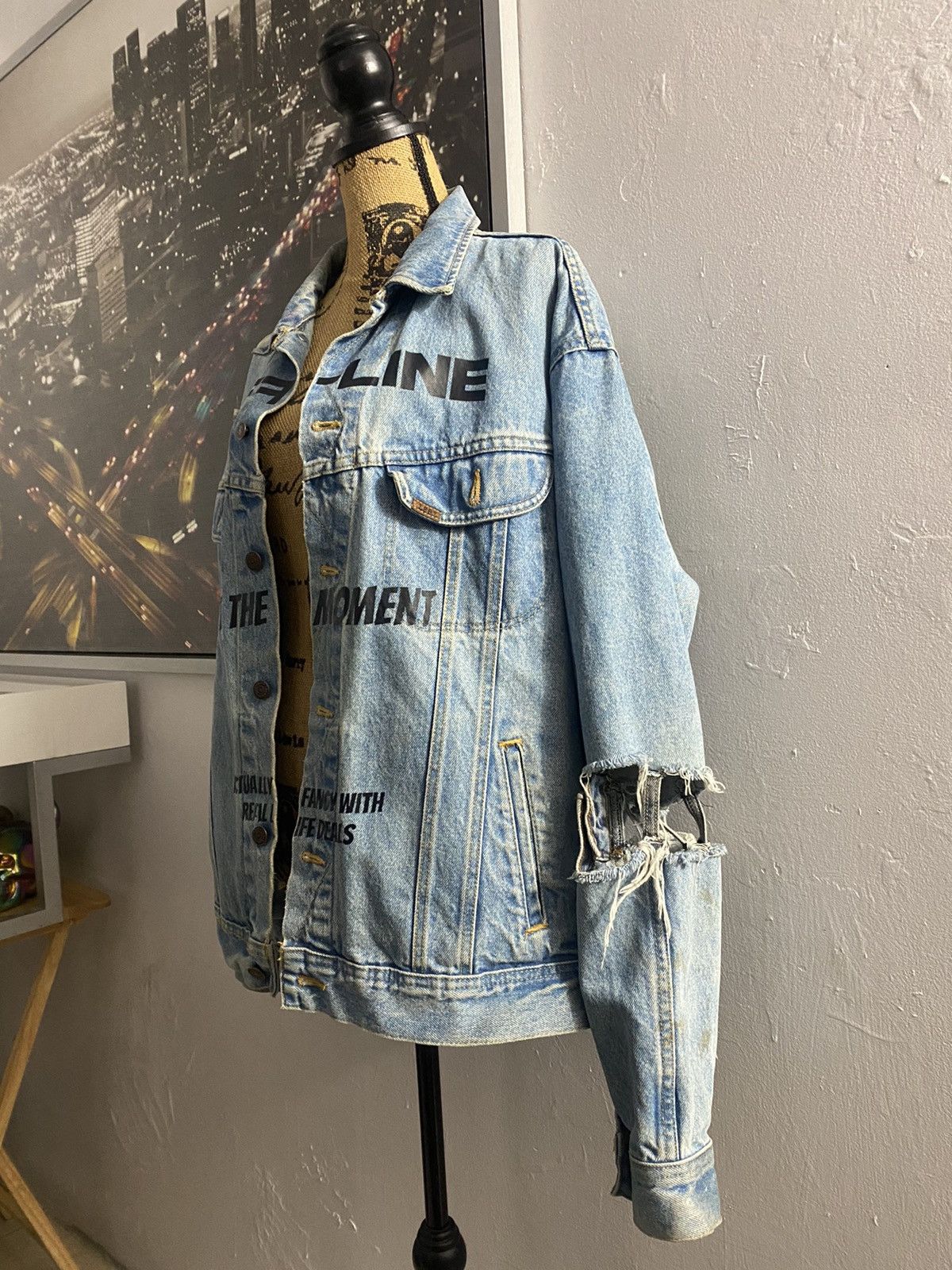 Christian Audigier × Hysteric Glamour × If Six Was Nine OFFLINE Fvck off denim jacket Size US L / EU 52-54 / 3 - 4 Thumbnail