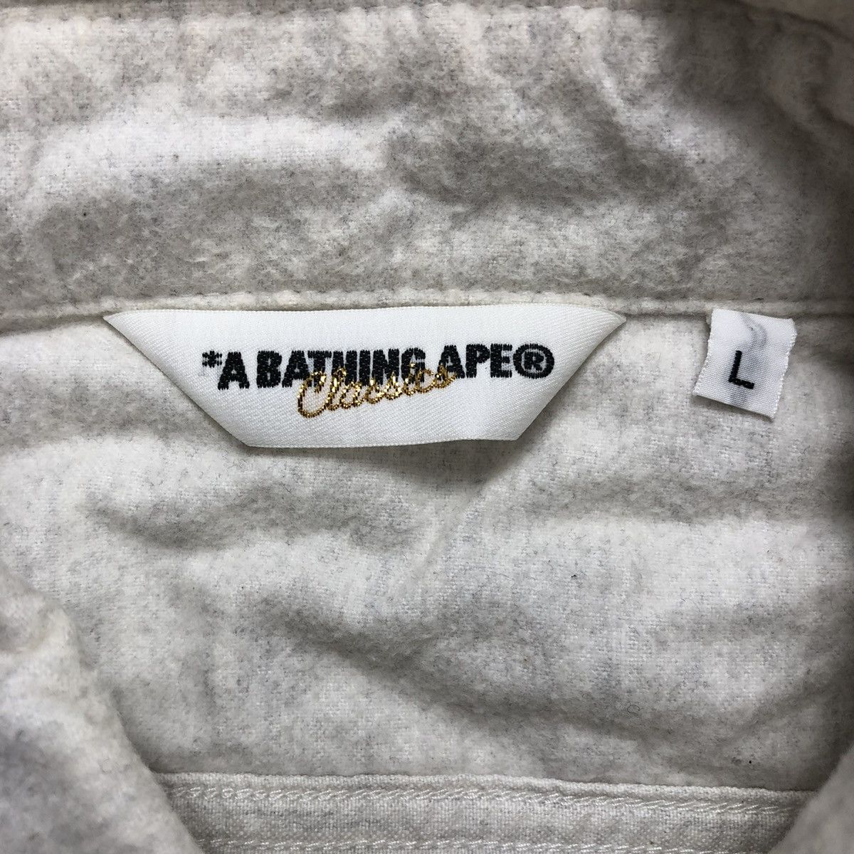 Bape × Japanese Brand 2000s A Bathing Ape Bape Double Pocket Flannel Shirt Size US L / EU 52-54 / 3 - 5 Thumbnail