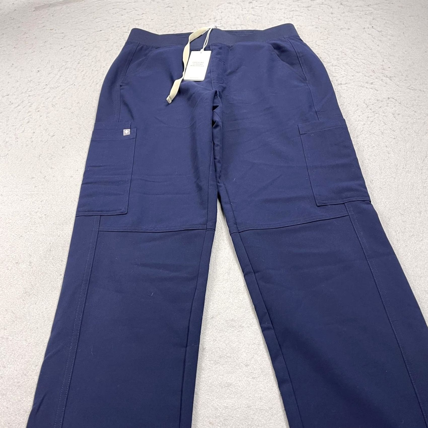 Vintage FIGS Pants Mens M Blue Axim 2.0 Cargo Scrub Technical Collection T2001S NWT Loose Fit Pocketed Workwear Mens Size US 31 - 3 Thumbnail