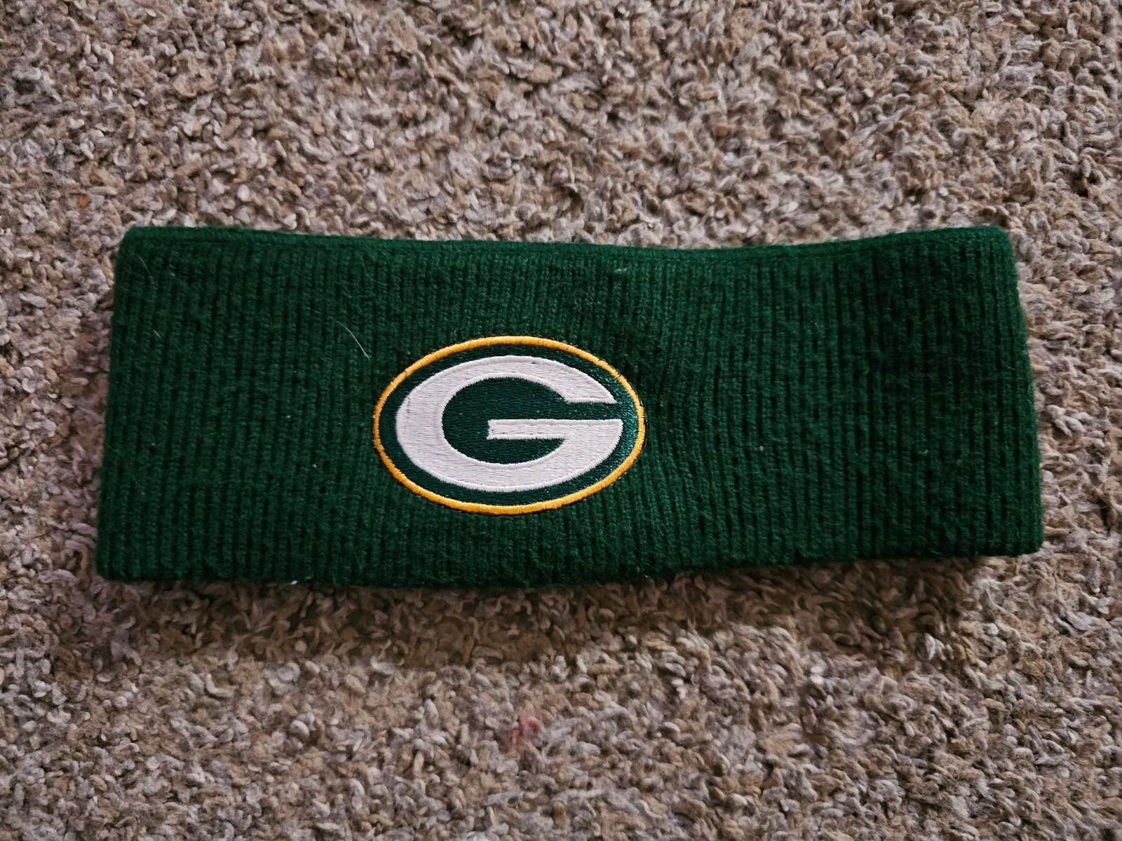 NFL Green Bay Packers Knit Embroidered Headband Logo Size ONE SIZE - 1 Thumbnail