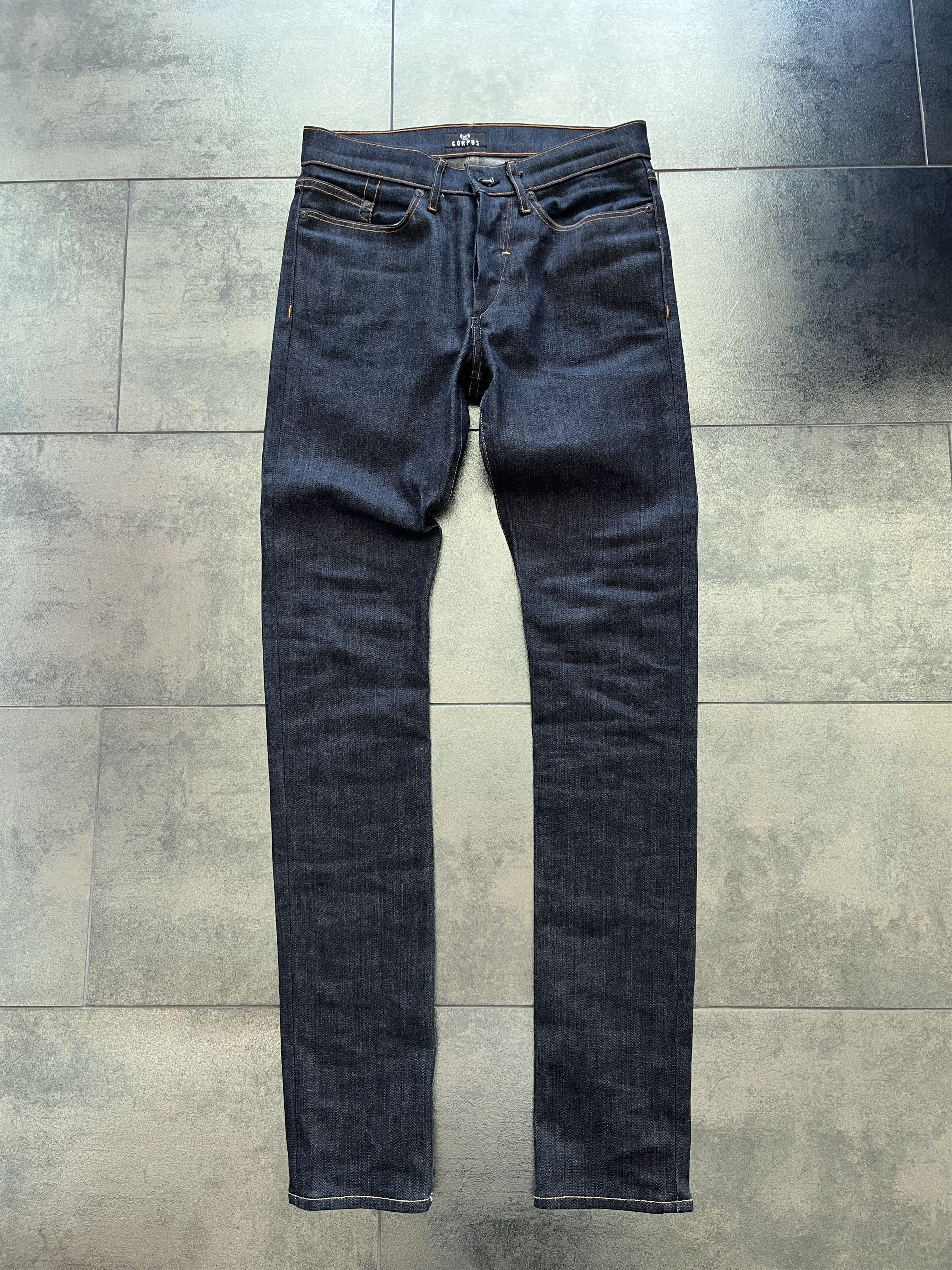 Corpus Corpus Stick Skinny Dark Denim (30") Size US 30 / EU 46 - 1 Thumbnail