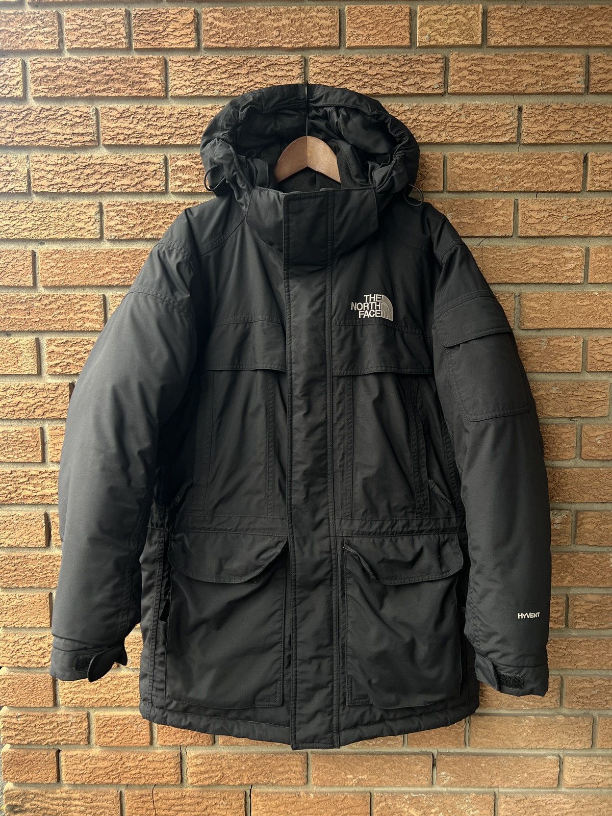The North Face Hyvent Down Mens Black Parka Jacket