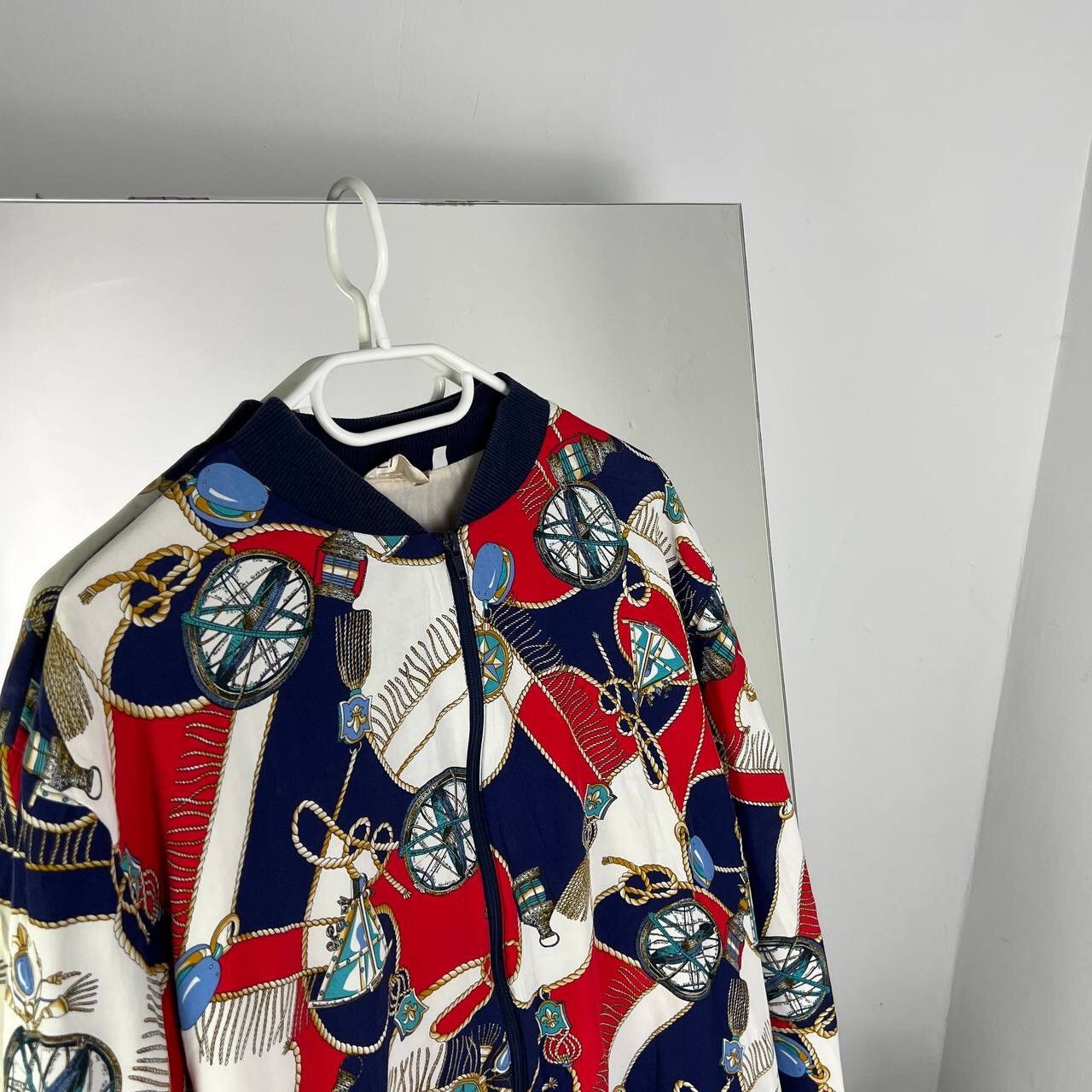 Vintage Bomber Vintage Full Print Hermes Style Y2k Size US M / EU 48-50 / 2 - 2 Thumbnail