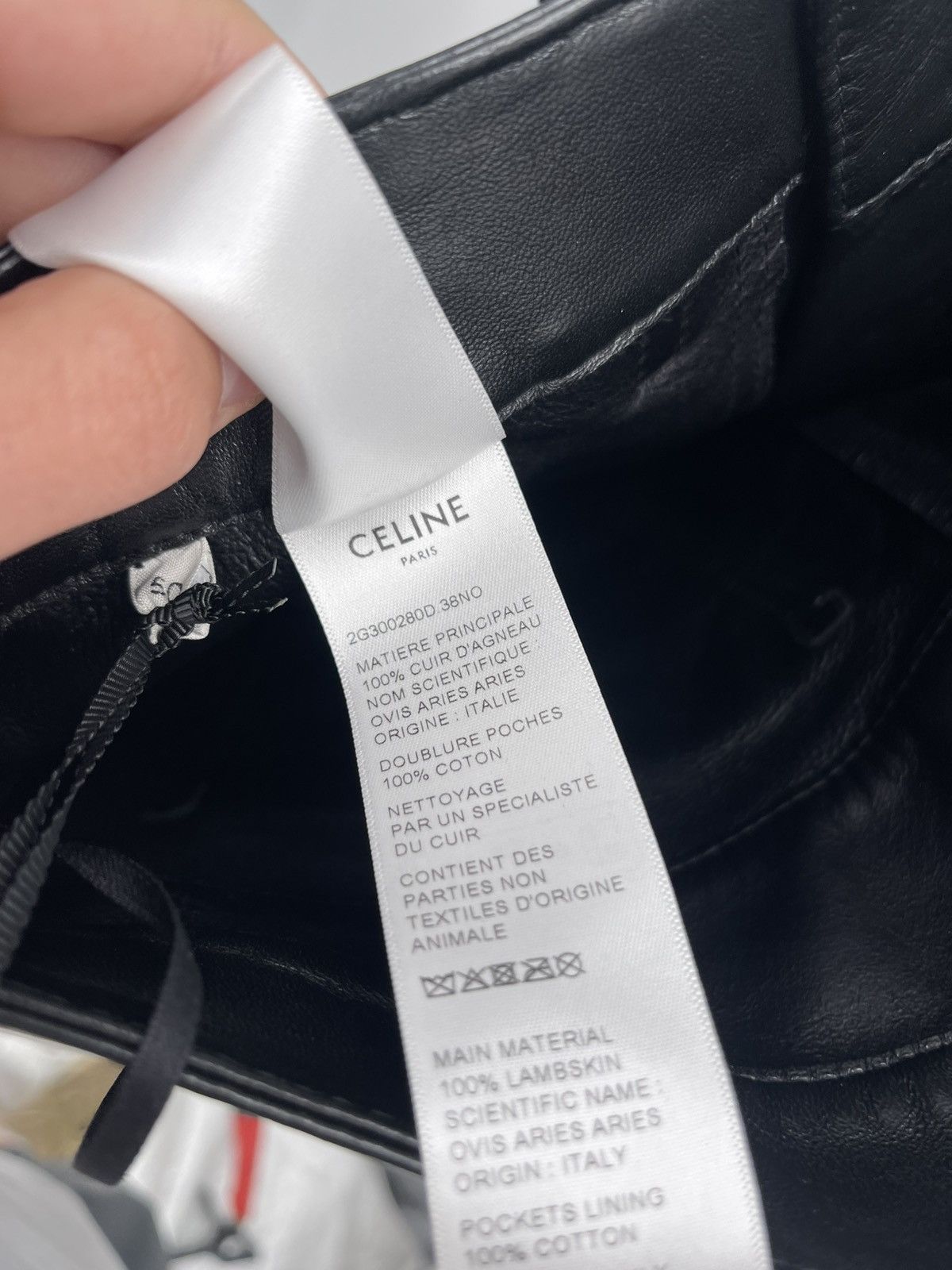 Celine Celine Lou leather jeans size 48 Size US 34 / EU 50 - 8 Thumbnail