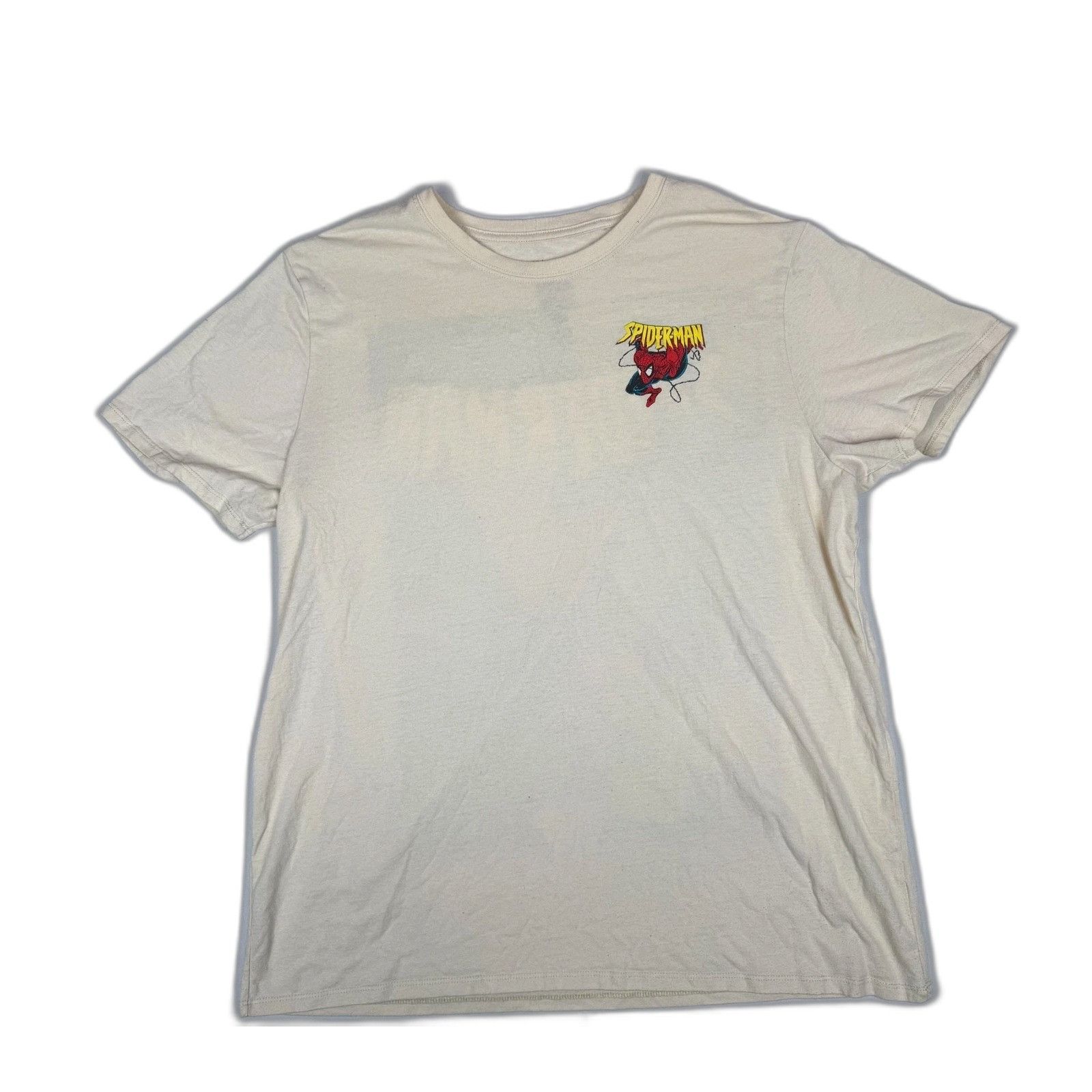 Marvel Comics Marvel x Aeropostale Spiderman T-Shirt Men's XL Beige Size US XL / EU 56 / 4 - 7 Thumbnail
