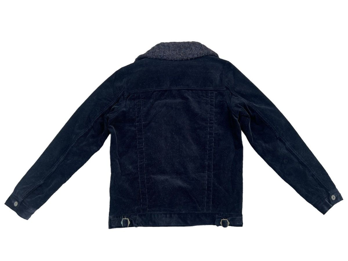 SHAREEF Shapel Japan High Neck Black Corduroy Trucker Jacket Size US M / EU 48-50 / 2 - 2 Thumbnail
