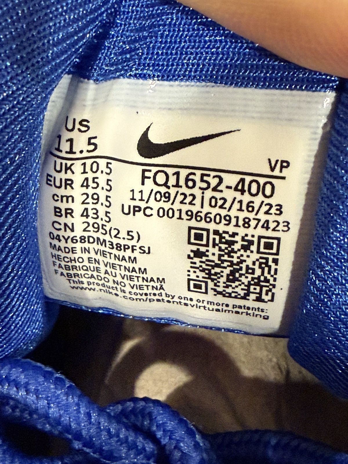 NOCTA × Nike Nike x NOCTA Glide Game Royal (Kentucky PE) Size 11.5 Size US 11.5 / EU 44-45 - 8 Thumbnail