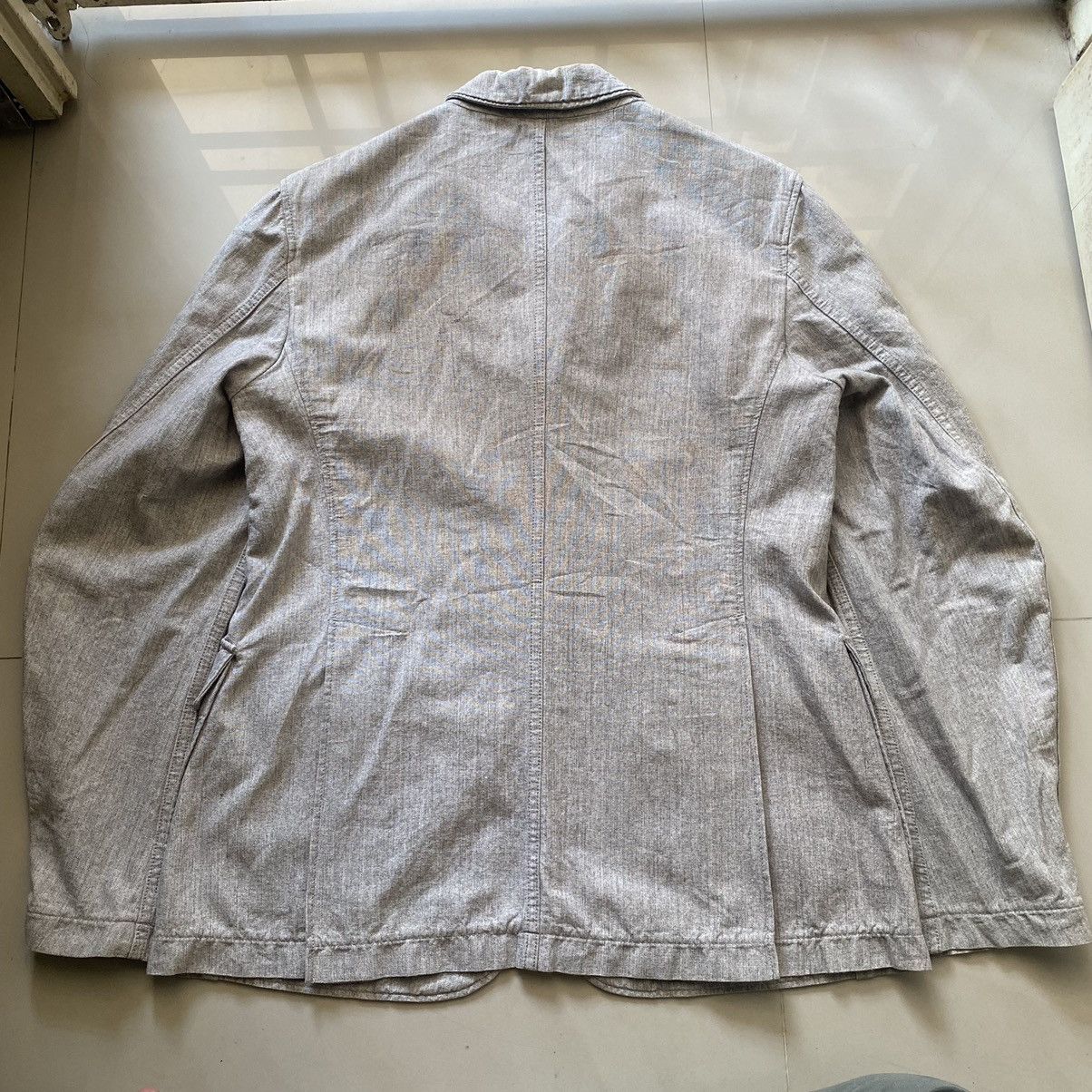 Engineered Garments gray cotton blazer + cotton waist Size US M / EU 48-50 / 2 - 10 Thumbnail