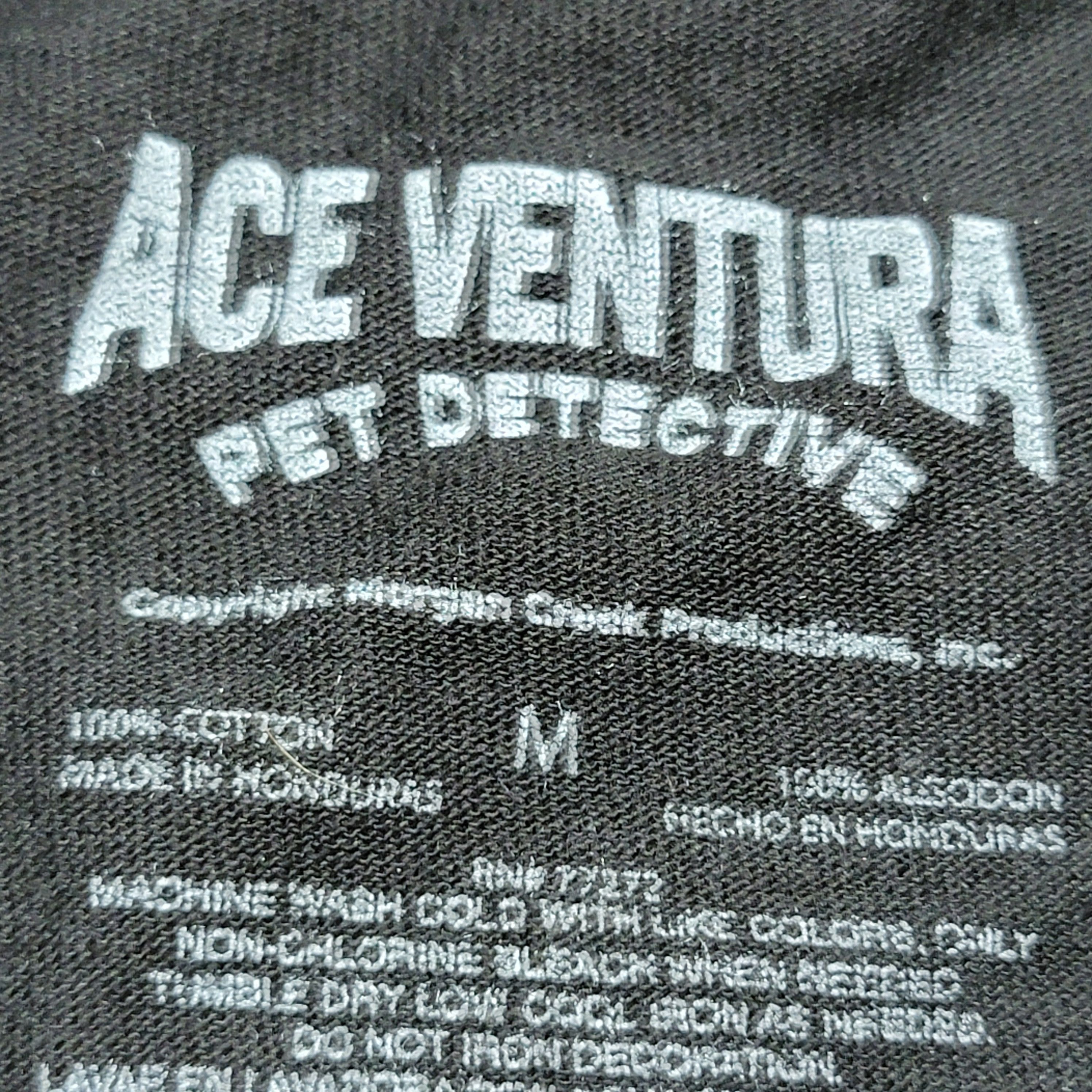 Other Ace Ventura Pet Detective SS Black Unisex Tee - Size Medium Size US M / EU 48-50 / 2 - 4 Thumbnail