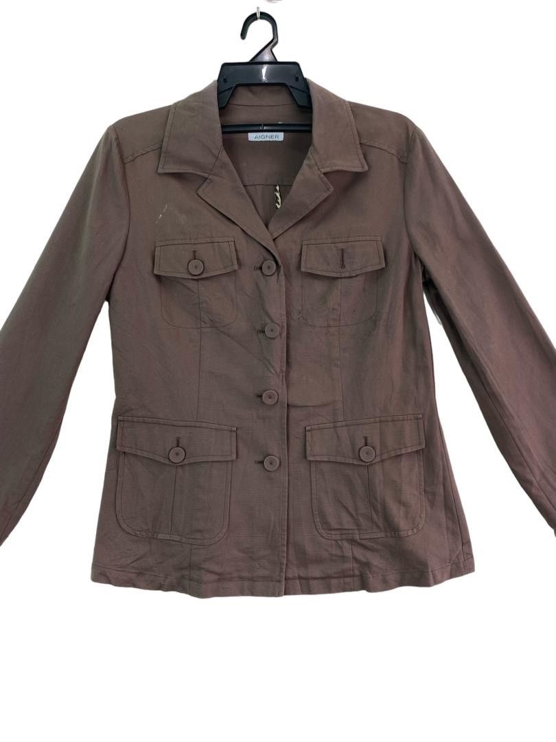 Etienne Aigner Rare Aigner button up cotton jacket Size M / US 6-8 / IT 42-44 - 3 Thumbnail