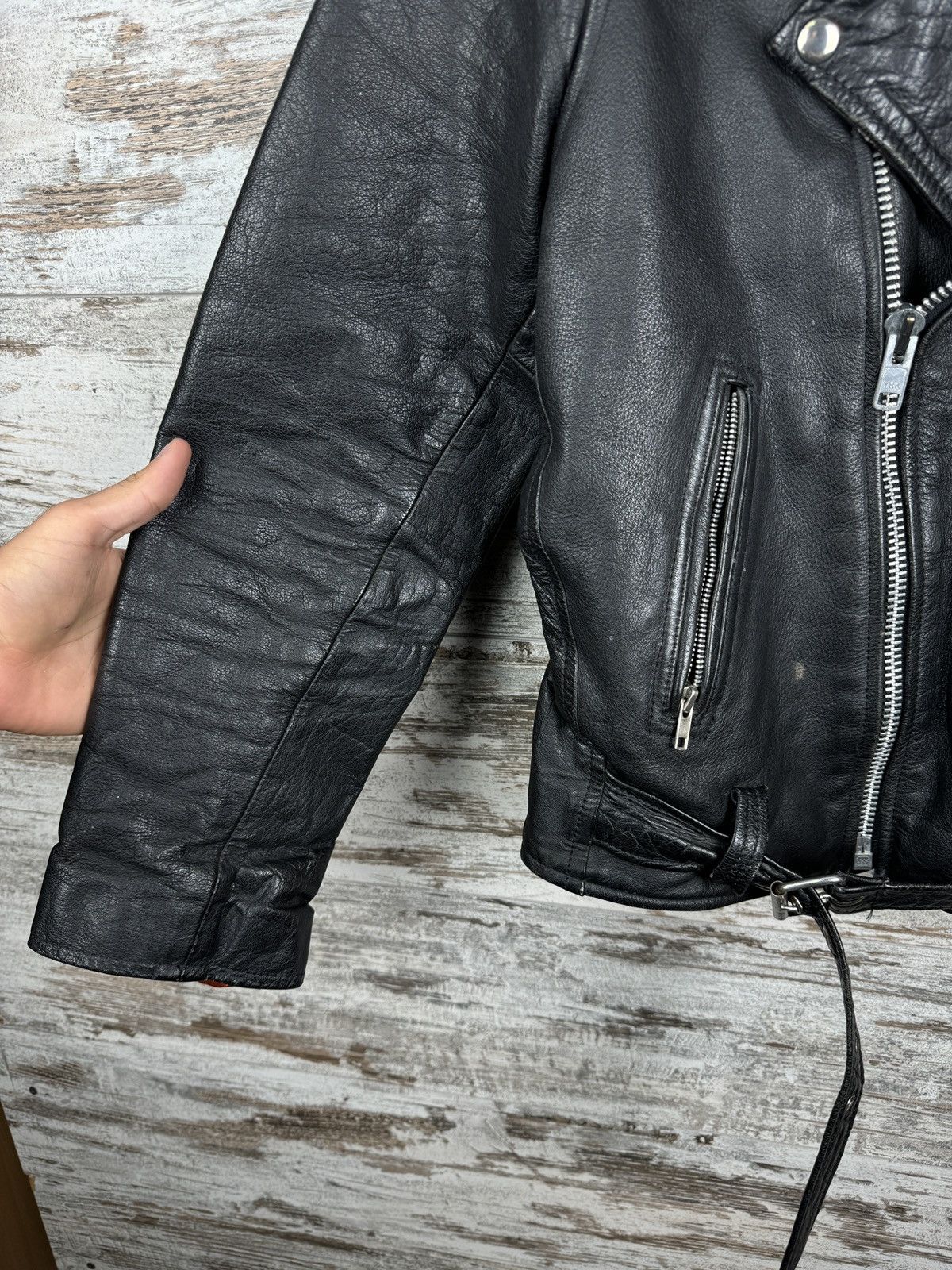 Harley Davidson Womens Harley Davidson Style Leather Jacket Racing rare Size XS / US 0-2 / IT 36-38 - 12 Thumbnail