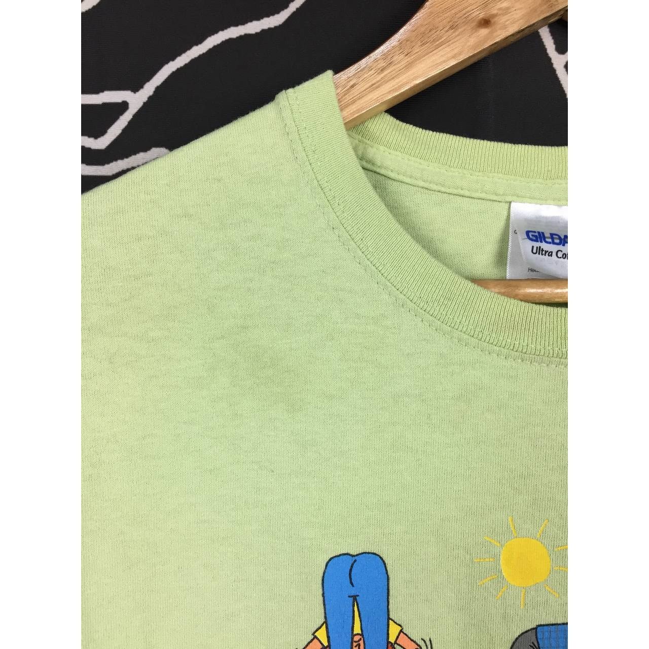 Gildan × Vintage Earth Sun Moon Gardening Yoga Nature Inspired Tee Size US L / EU 52-54 / 3 - 4 Thumbnail