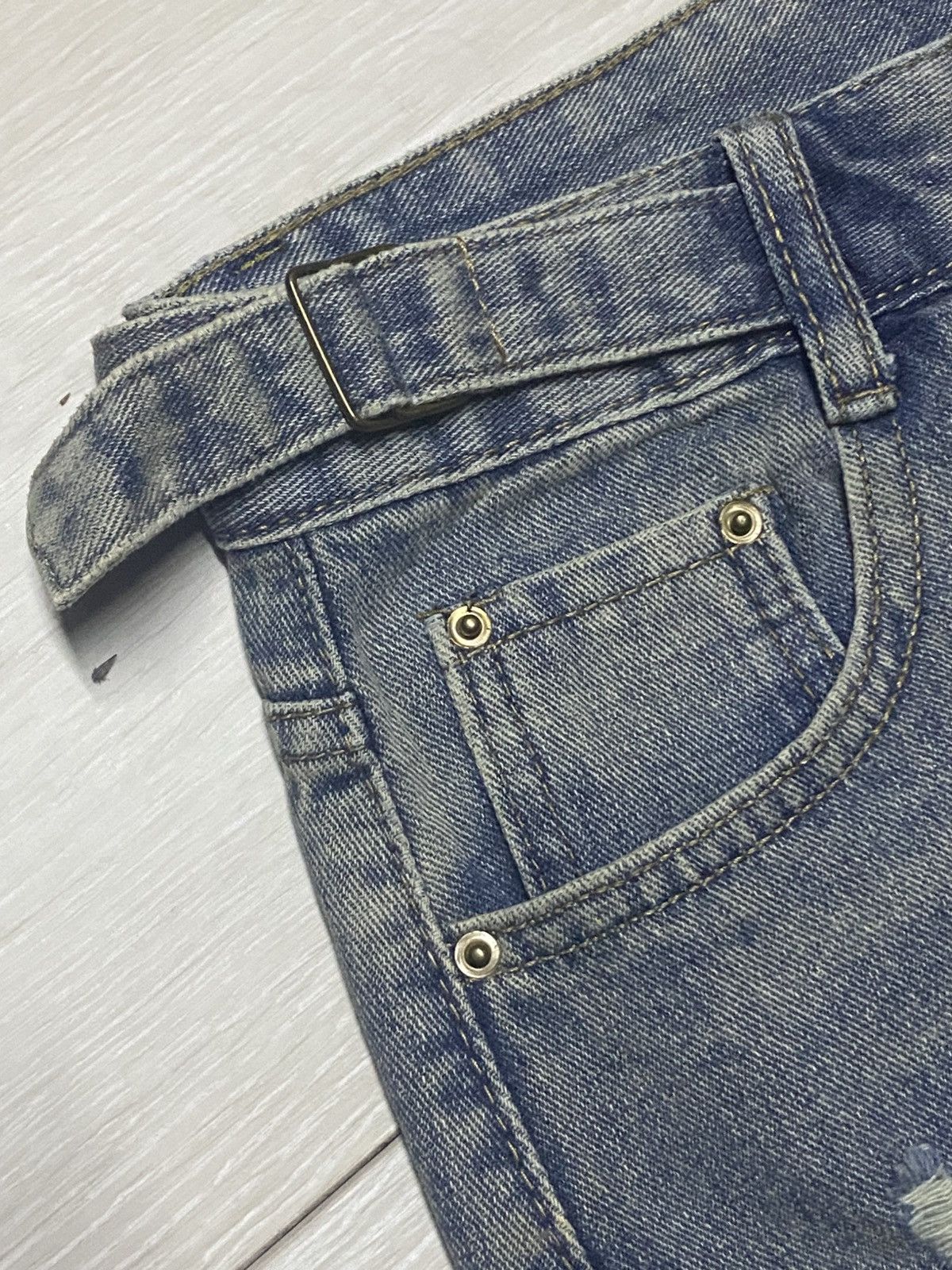 Japanese Brand Vintagw Japanese Brand Super Wide Leg Baggy Jeans Size US 29 - 8 Thumbnail