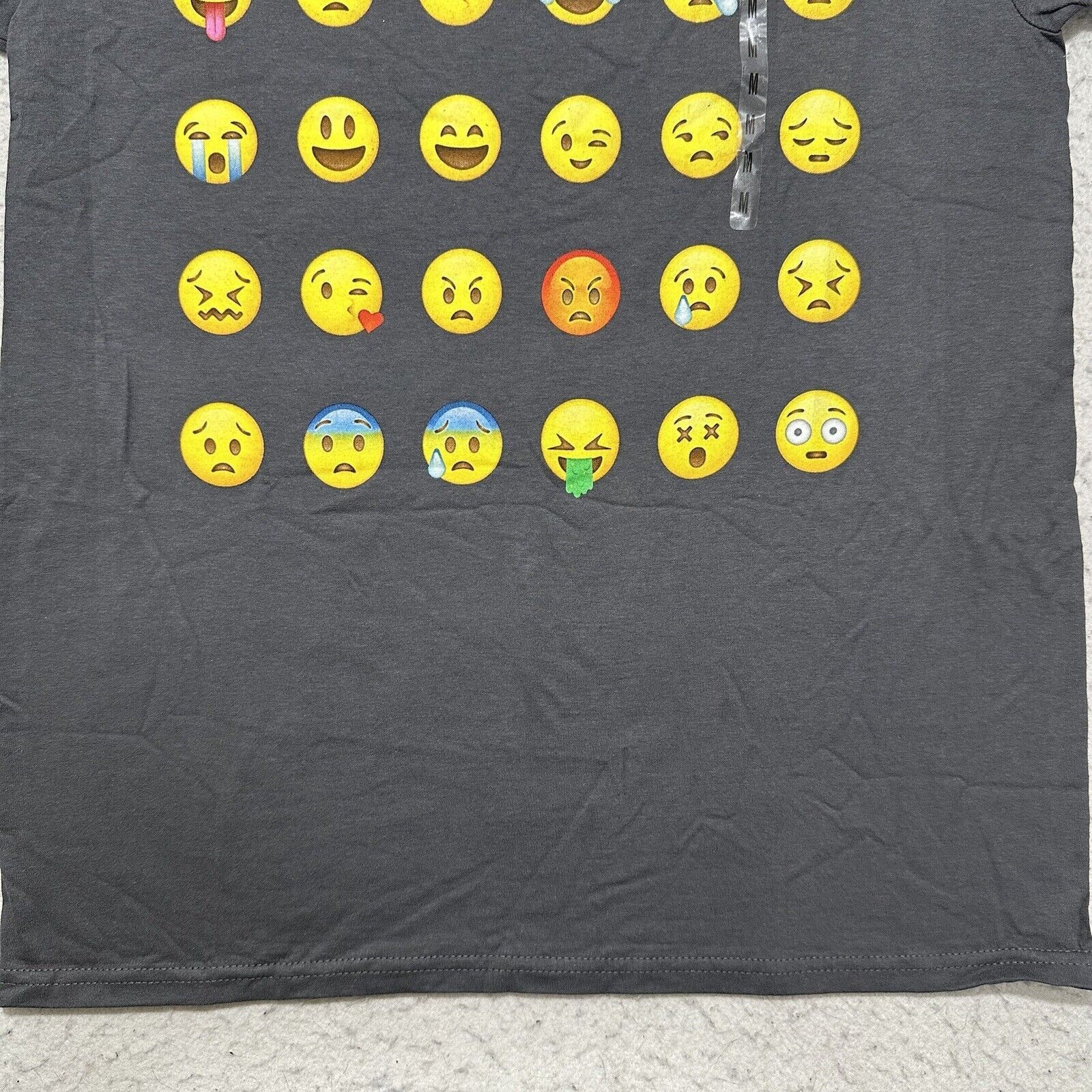 Fruit Of The Loom Fluent In Emoji Medium Funny Graphic TShirt Apple iPhone Tee Size US M / EU 48-50 / 2 - 7 Thumbnail