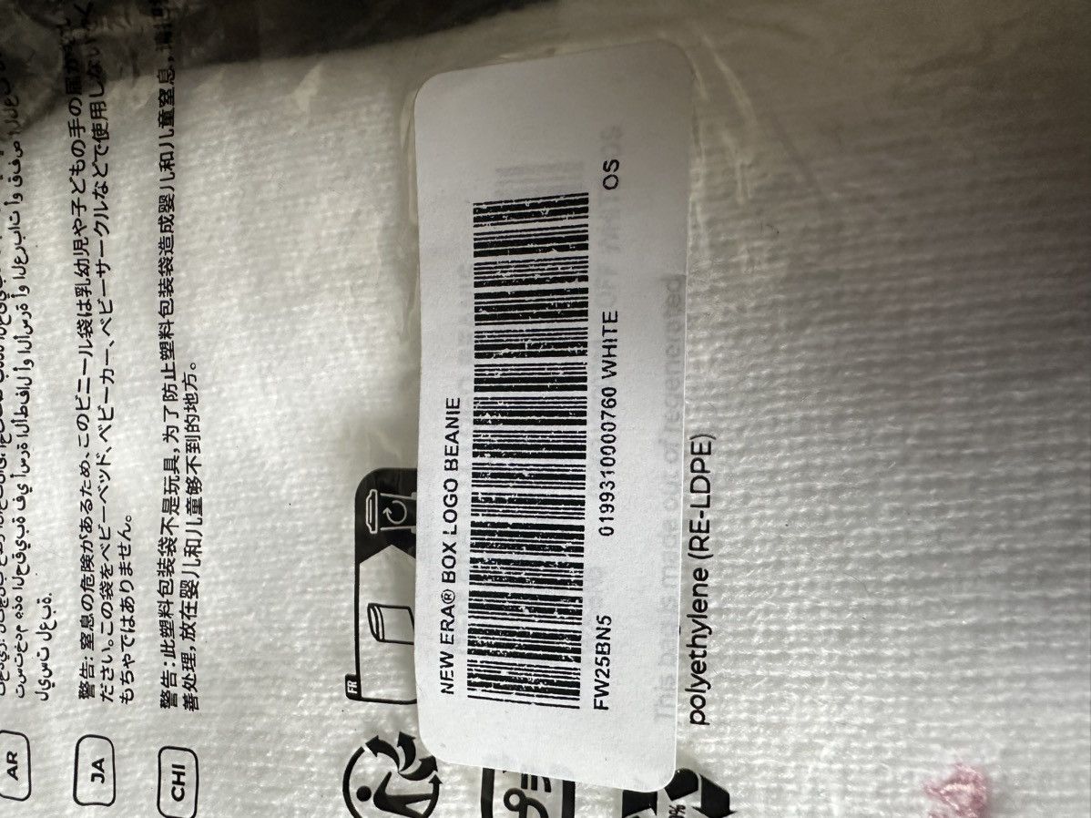 Supreme SUPREME X NEW ERA BOX LOGO BEANIE WHITE Size ONE SIZE - 4 Thumbnail
