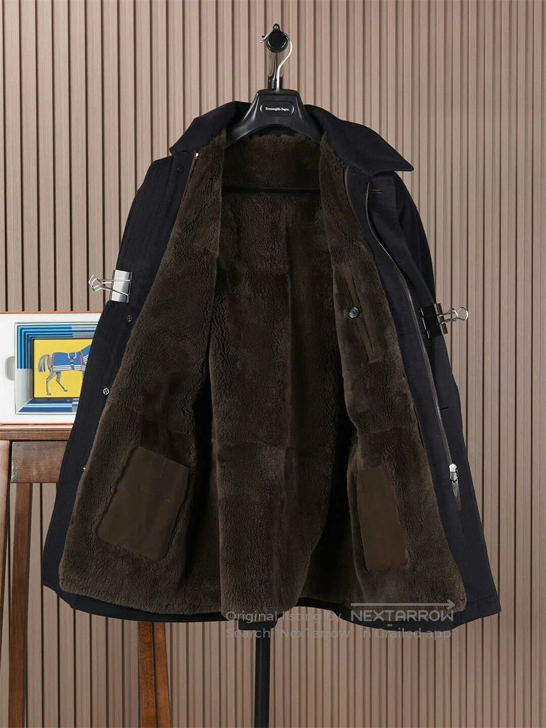 Ermenegildo Zegna ZEGNA HLS Fur Coat for Sale. Size US M / EU 48-50 / 2 - 3 Thumbnail