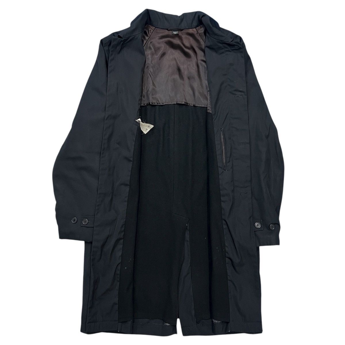 Helmut Lang HELMUT LANG 00's Wool Mix Balmacaan Coat Size US M / EU 48-50 / 2 - 3 Thumbnail