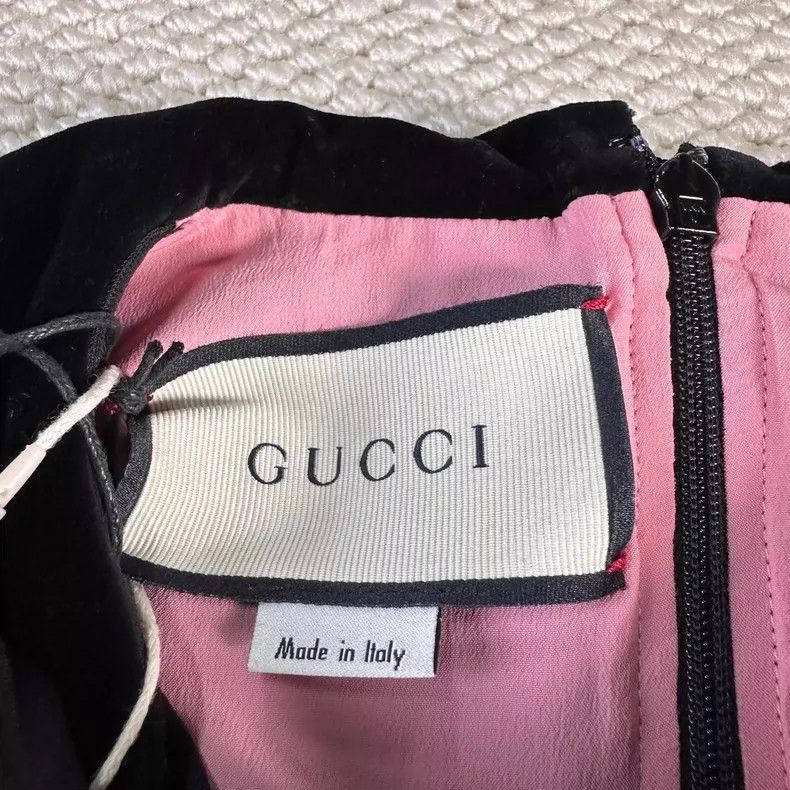 Gucci Gucci Black pearl buckle dress 2504-Nextarrow Size XS / US 0-2 / IT 36-38 - 4 Thumbnail