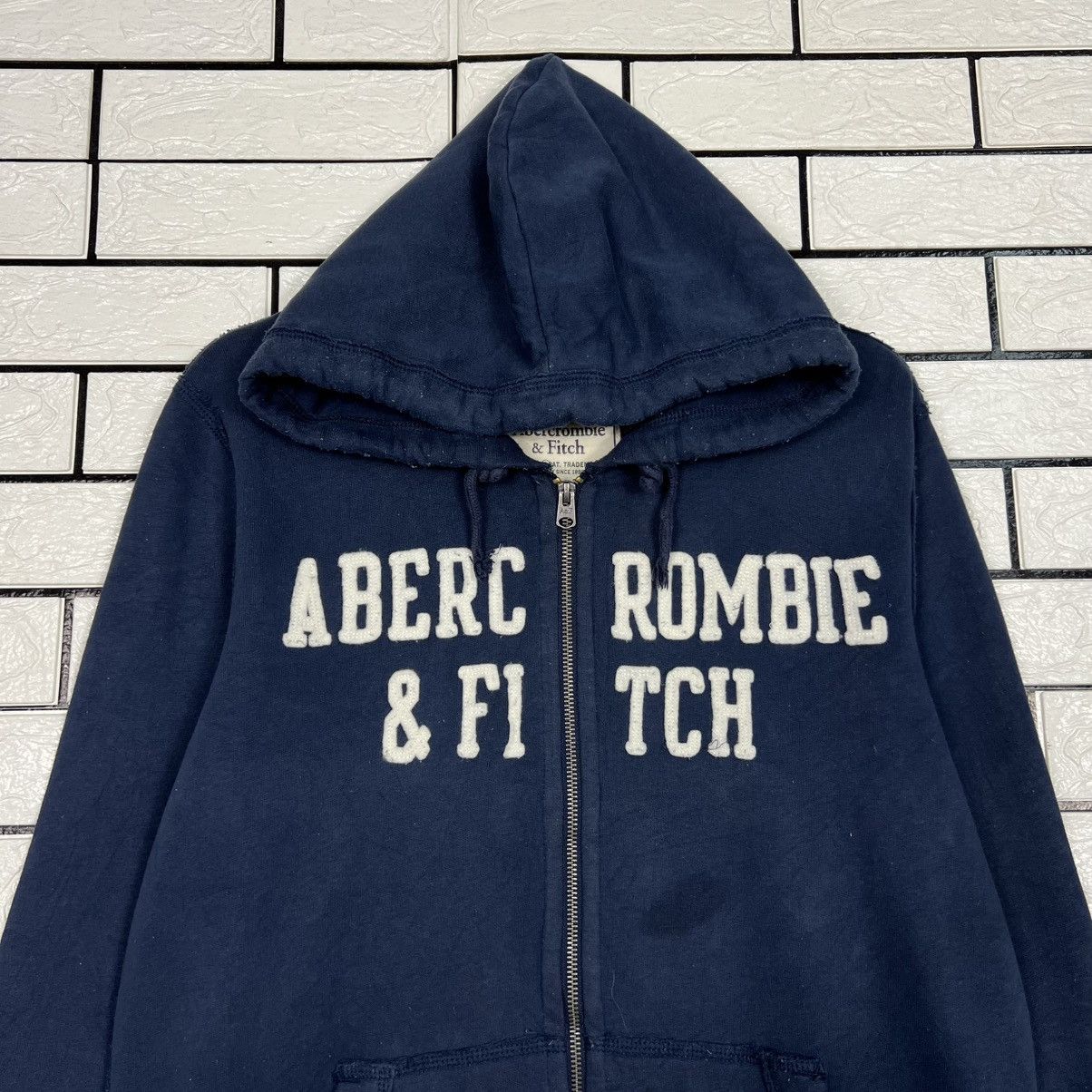 Abercrombie & Fitch ABERCROMBIE & FITCH Big Logo Zipper Hoodies #4186-C191 Size US S / EU 44-46 / 1 - 2 Thumbnail