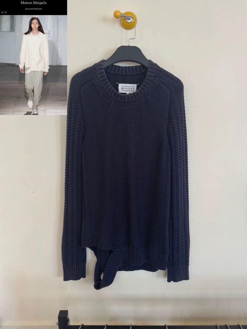 Maison Margiela Maison Margiela Distressed Knit Sweater - dmc Size US S / EU 44-46 / 1 - 1 Thumbnail