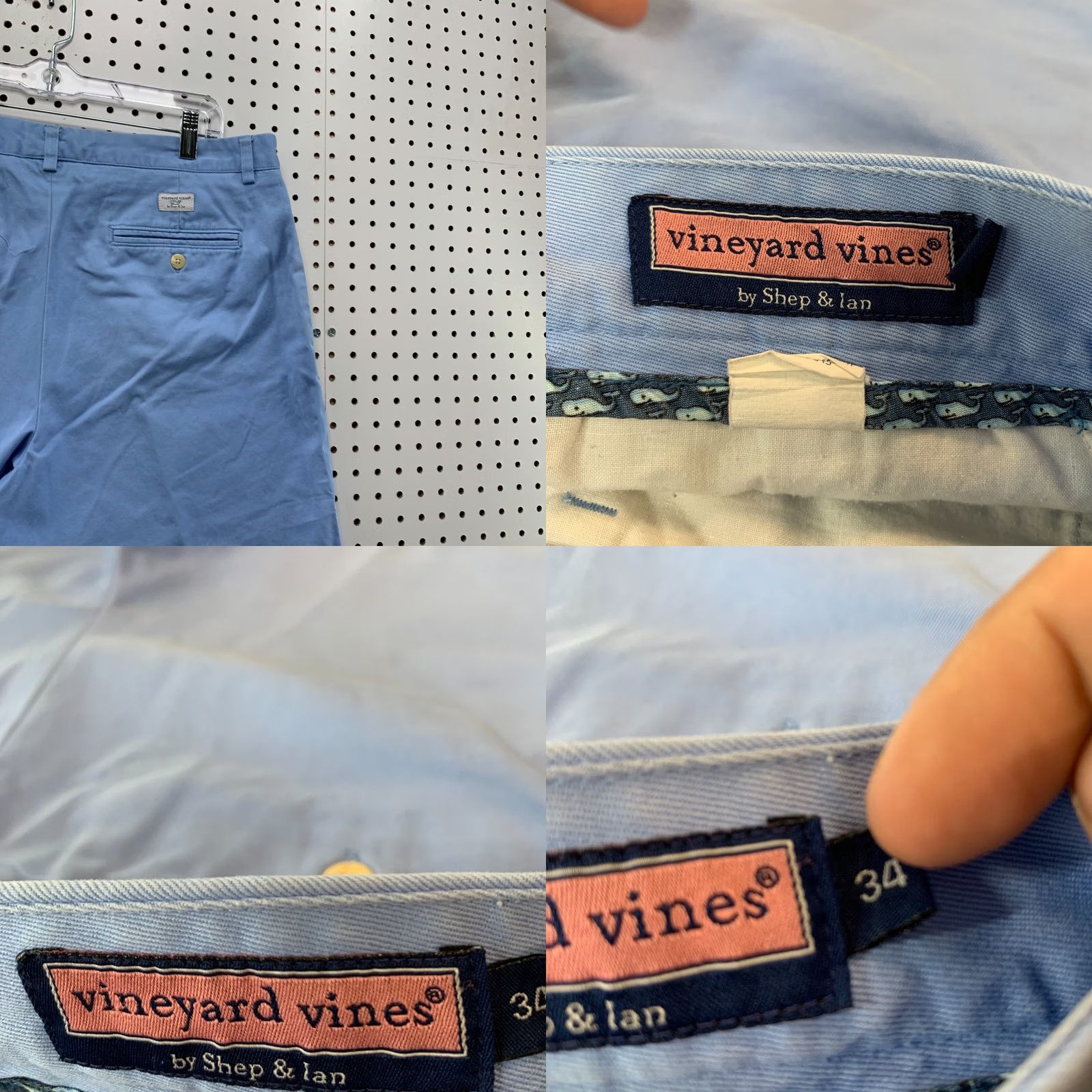 Vineyard Vines Reorganized Title: Vineyard Vines Chino Shorts - Mens Blue Casual Size US 33 - 8 Thumbnail