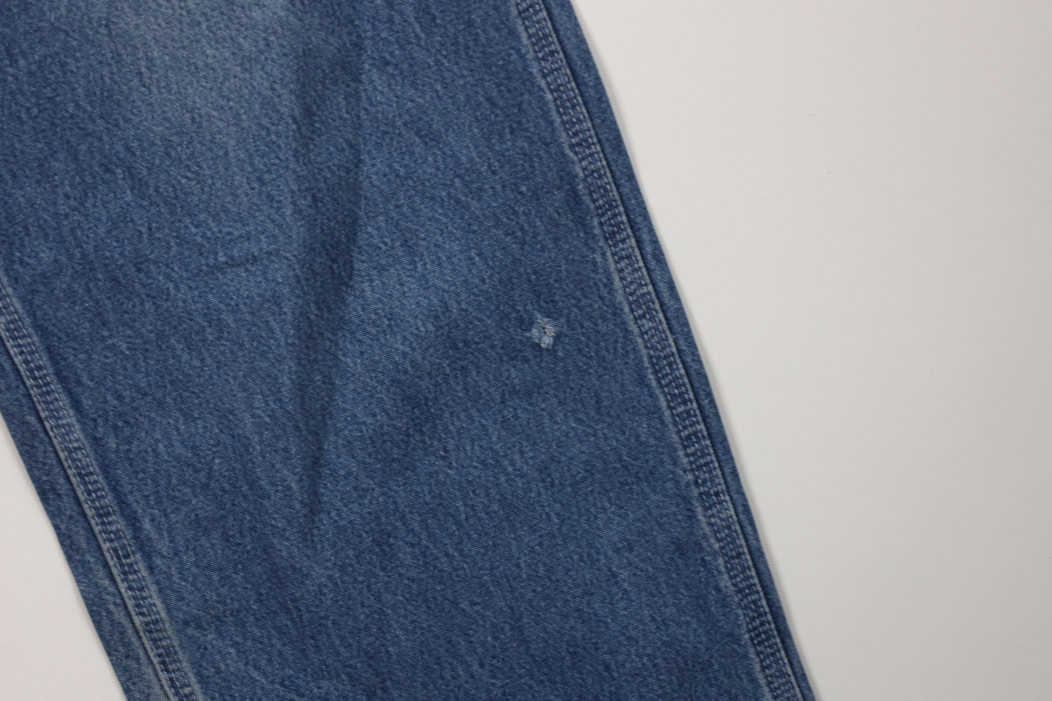 Carhartt Vintage Y2K Carhartt Wide Leg Dungaree Denim Jeans Blue Size US 36 / EU 52 - 6 Thumbnail