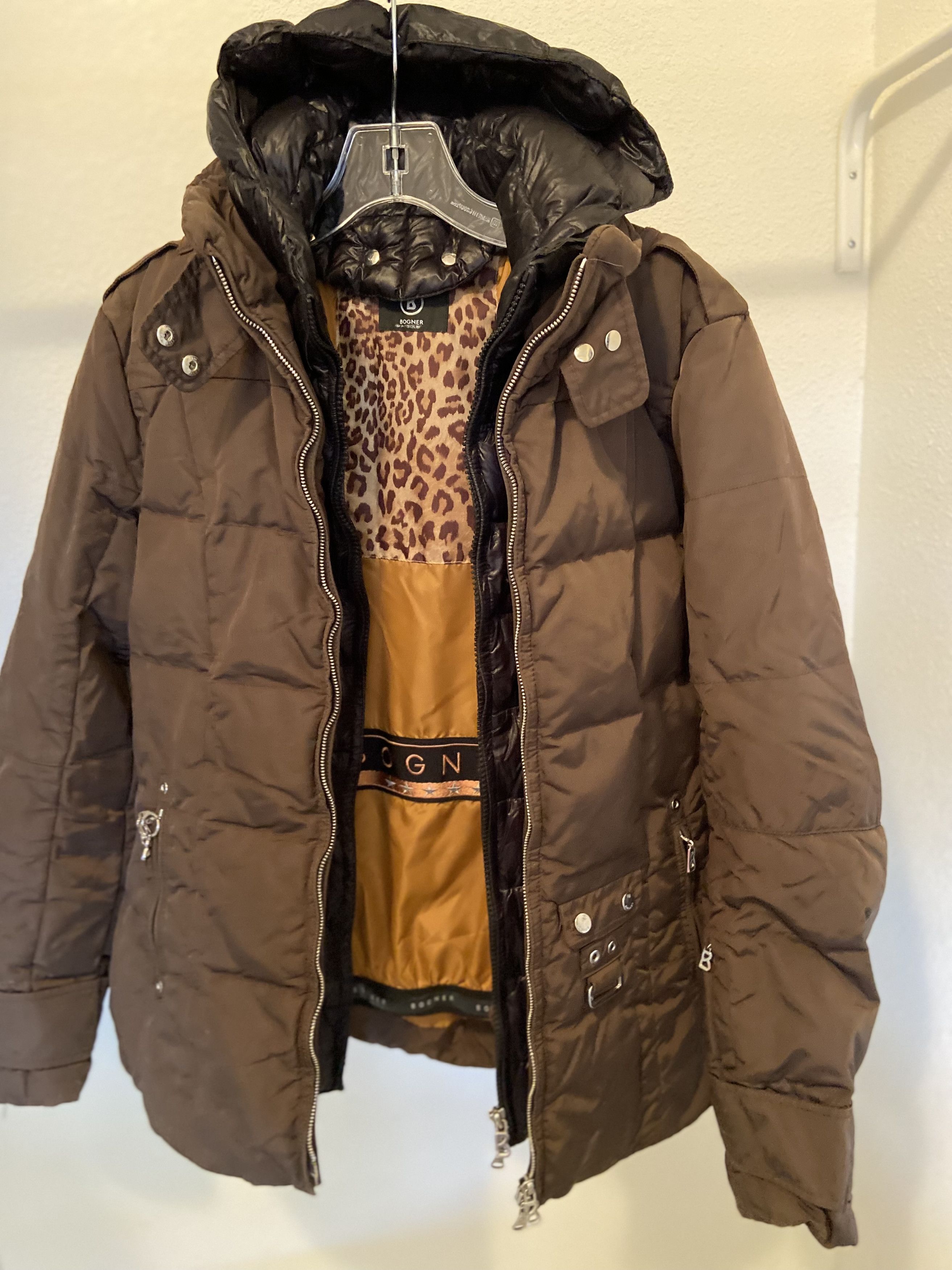 Bogner Bogner Women's Ski Jacket Brown Size 10 Size L / US 10 / IT 46 - 3 Thumbnail