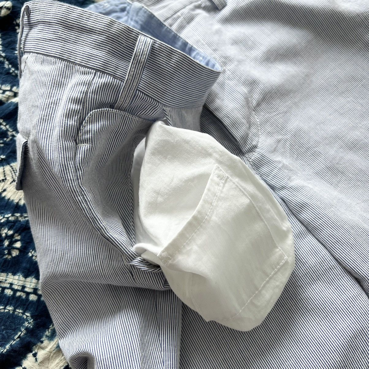 Comme des Garcons × Comme des Garcons Homme × Junya Watanabe COMME des GARÇONS STRIPE SHORTS Size US 35 - 7 Thumbnail