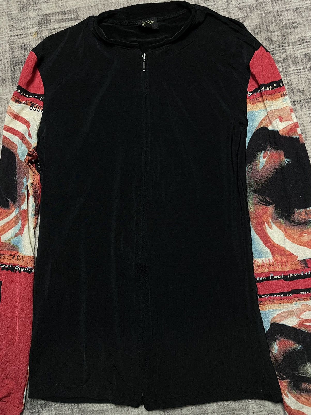 Jean Paul Gaultier Jean Paul Gaultier SS96 Madonna Eye Mesh Zip Long Sleeve Size US M / EU 48-50 / 2 - 2 Thumbnail