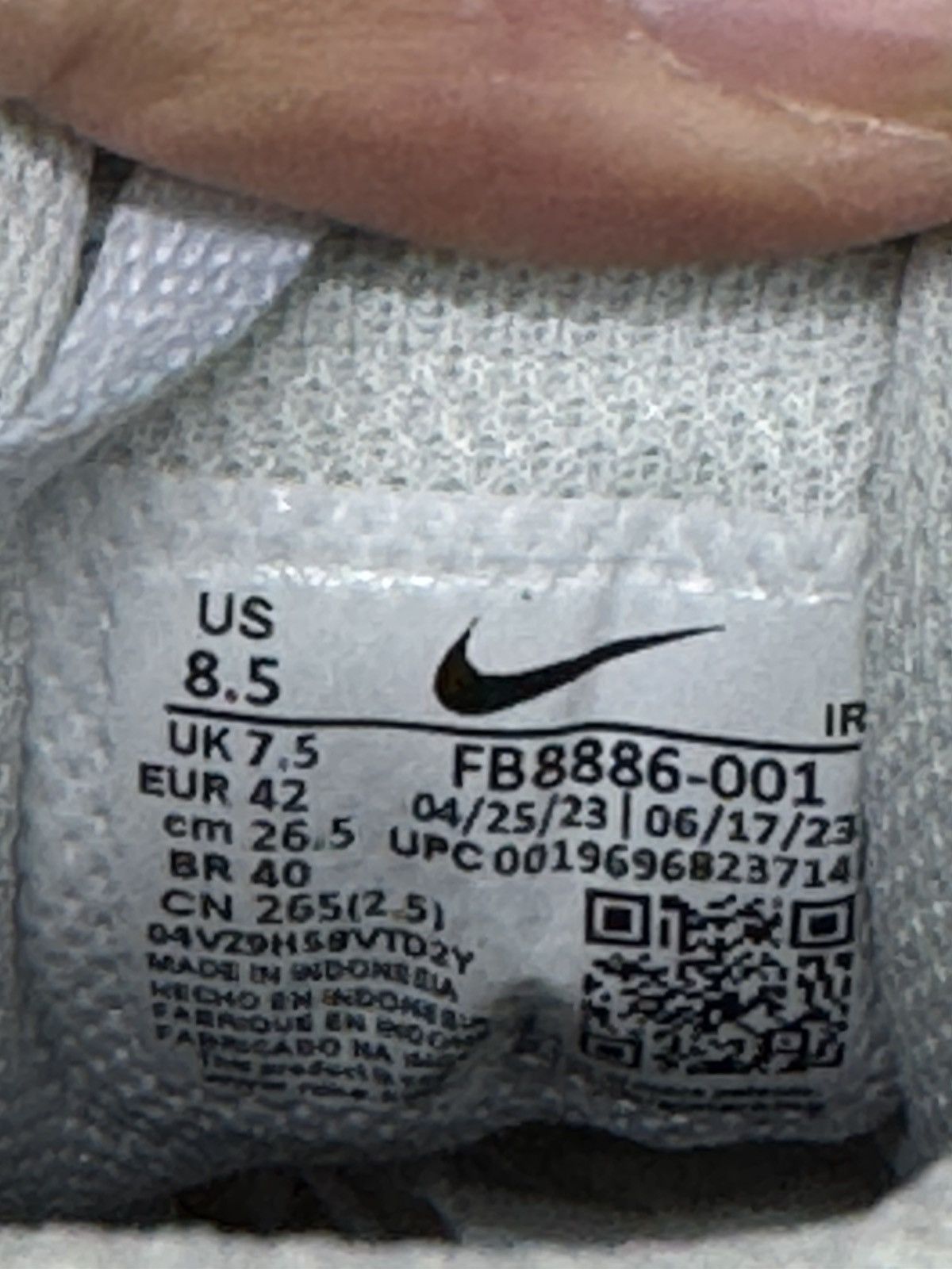 Nike Nike Air Trainer SC1 Light Silver/Blue- 8.5-Rep Box Size US 8.5 / EU 41-42 - 8 Thumbnail