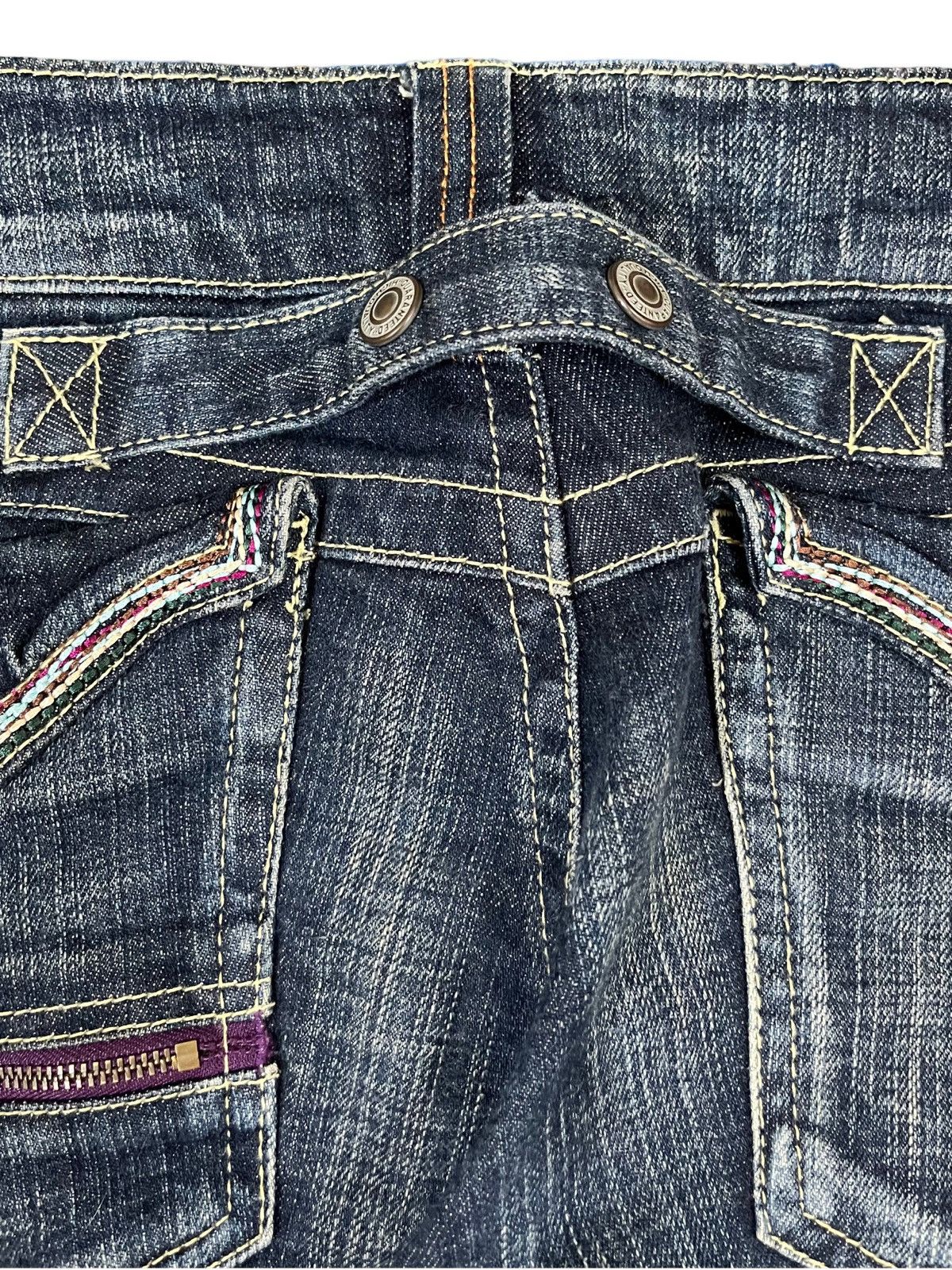Japanese Brand Vintage Camel Road Flare Denim Size US 31 - 8 Thumbnail