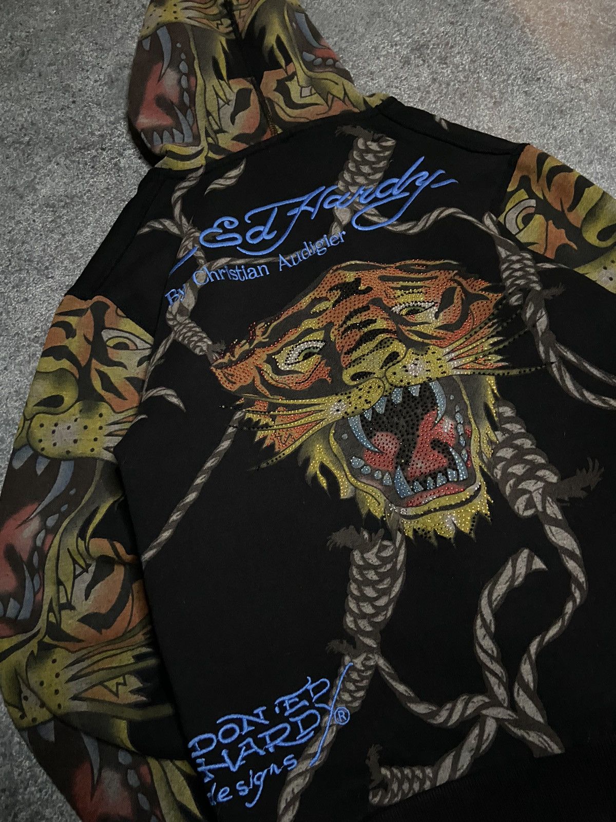 Christian Audigier × Ed Hardy Zip hoodie ED HARDY Size US M / EU 48-50 / 2 - 4 Thumbnail