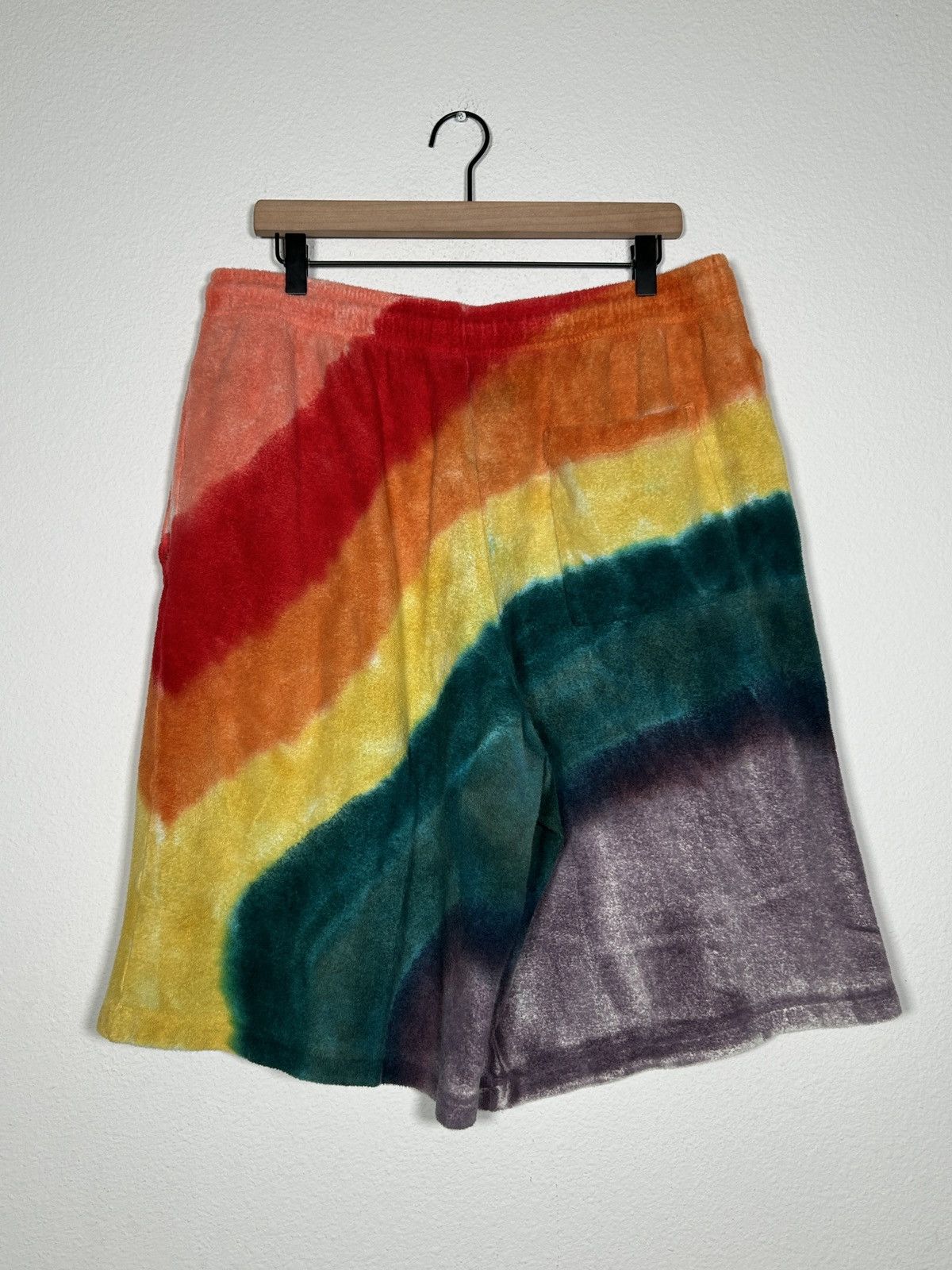 Acne Studios Rainbow Dyed Terry Cloth Shorts Size US 34 / EU 50 - 4 Thumbnail