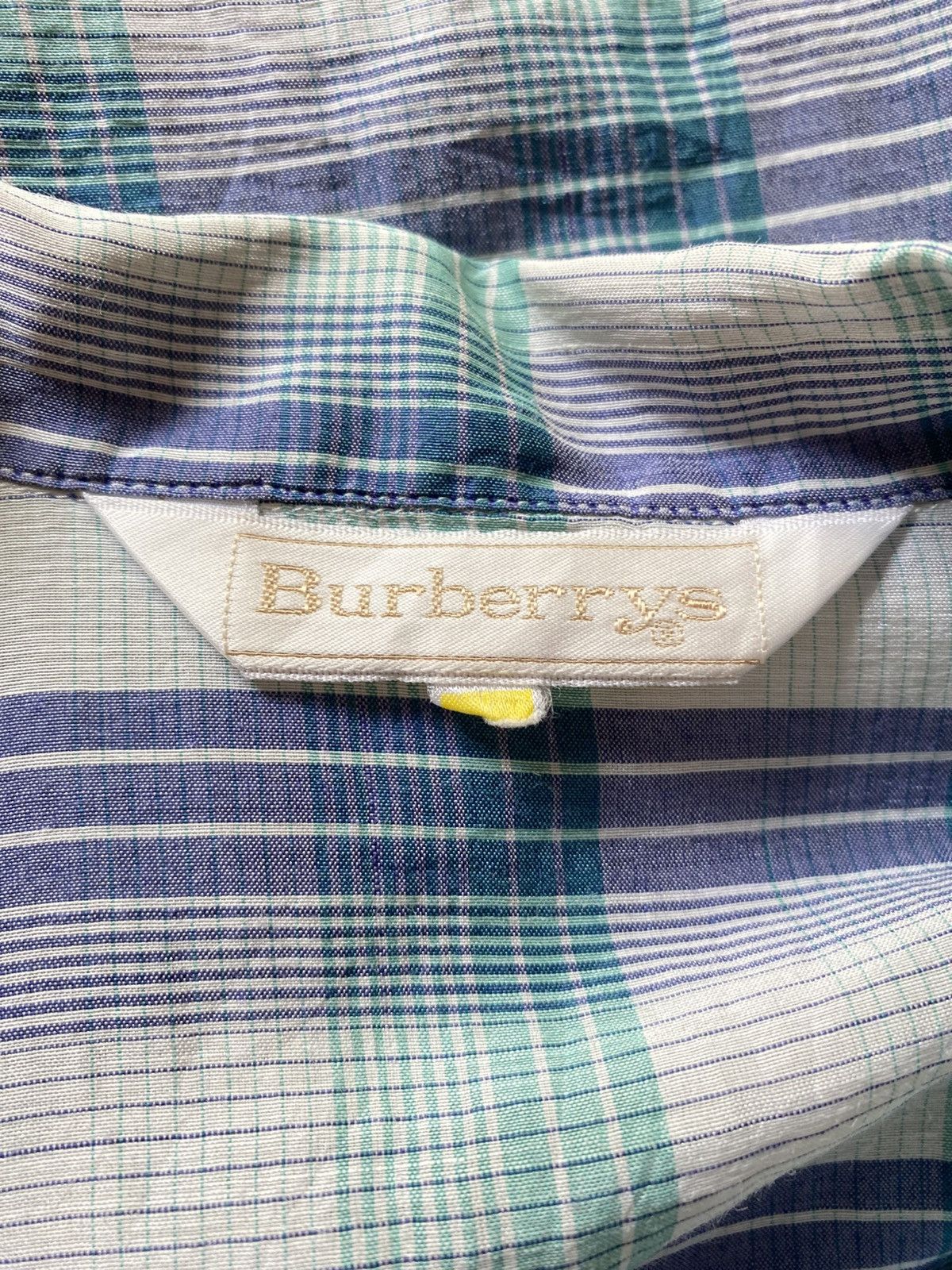 Burberry Burberry Pastel Plaid Button-Up Shirt Size ONE SIZE - 3 Thumbnail