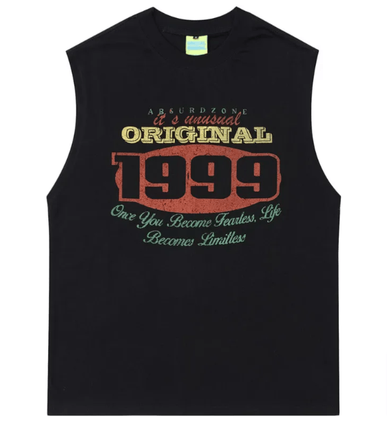 Japanese Brand × Vintage "1990-Black-M" Vintage Tank Top Size US M / EU 48-50 / 2 - 1 Thumbnail