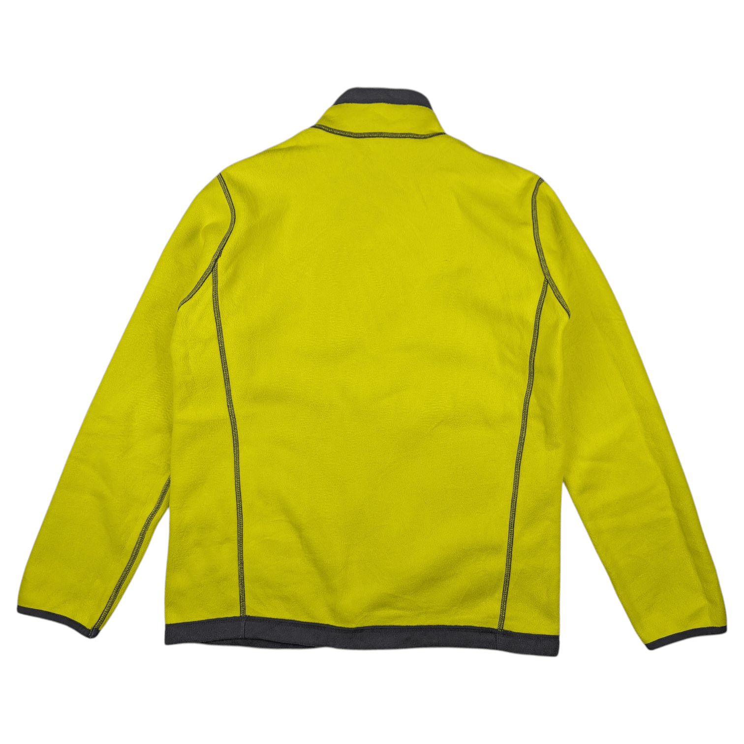 Uniqlo UNIQLO Reversible Grey Yellow Sherpa Fleece Jacket Size US S / EU 44-46 / 1 - 18 Thumbnail