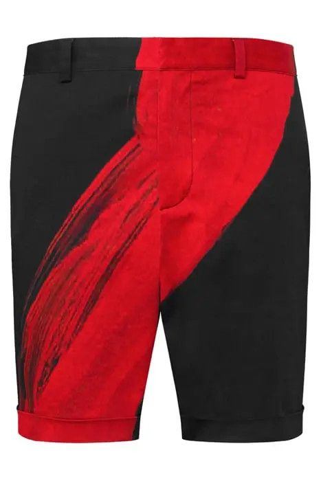 Moschino o1y0225 Short in Red/Black Size US 34 / EU 50 - 1 Thumbnail