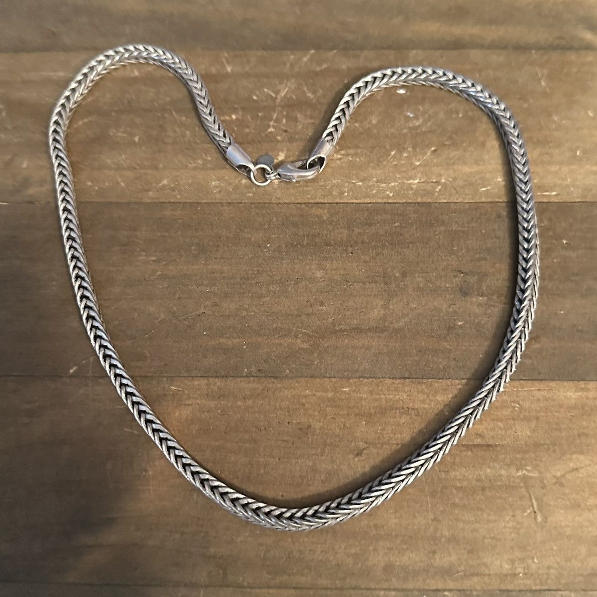 American Eagle Outfitters American Eagle silver tone wheat chain necklace Size ONE SIZE - 2 Thumbnail
