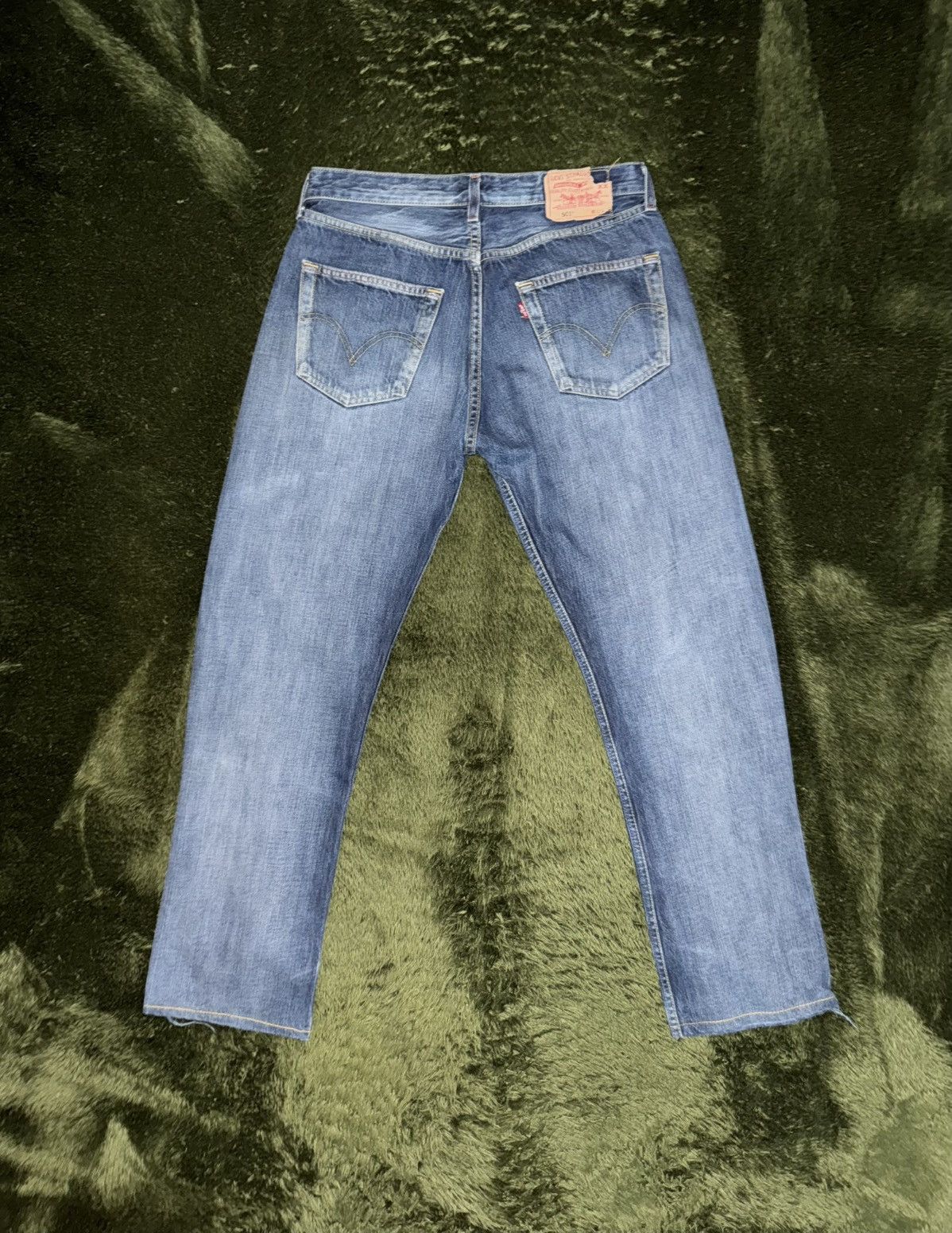 Levi's [W32/L30] Levi’s 501 Europe Release Vintage wash Denim Pants Size US 32 / EU 48 - 7 Thumbnail