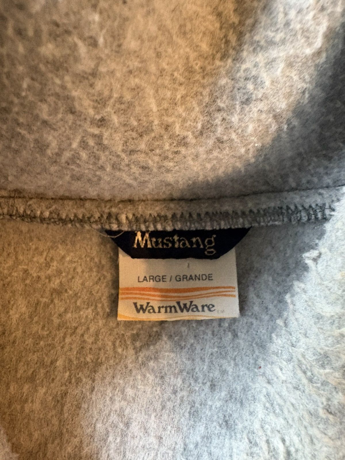 Vintage Vintage 80s Mustang Pullover Fleece Large Size US L / EU 52-54 / 3 - 3 Thumbnail