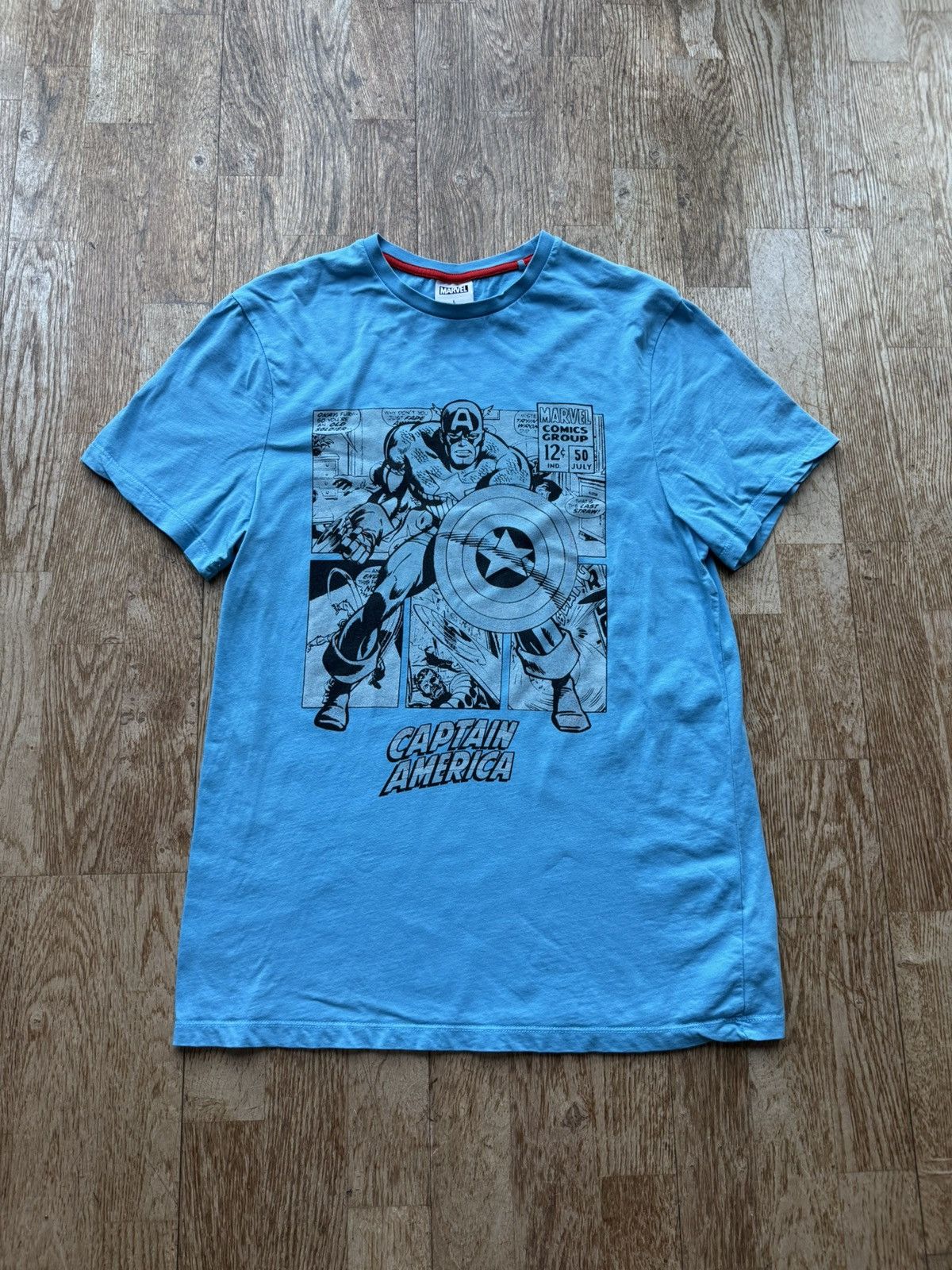 Marvel Comics RARE CAPTAIN AMERICA MARVEL COMICS DC TEE SHIRT Size US L / EU 52-54 / 3 - 1 Thumbnail