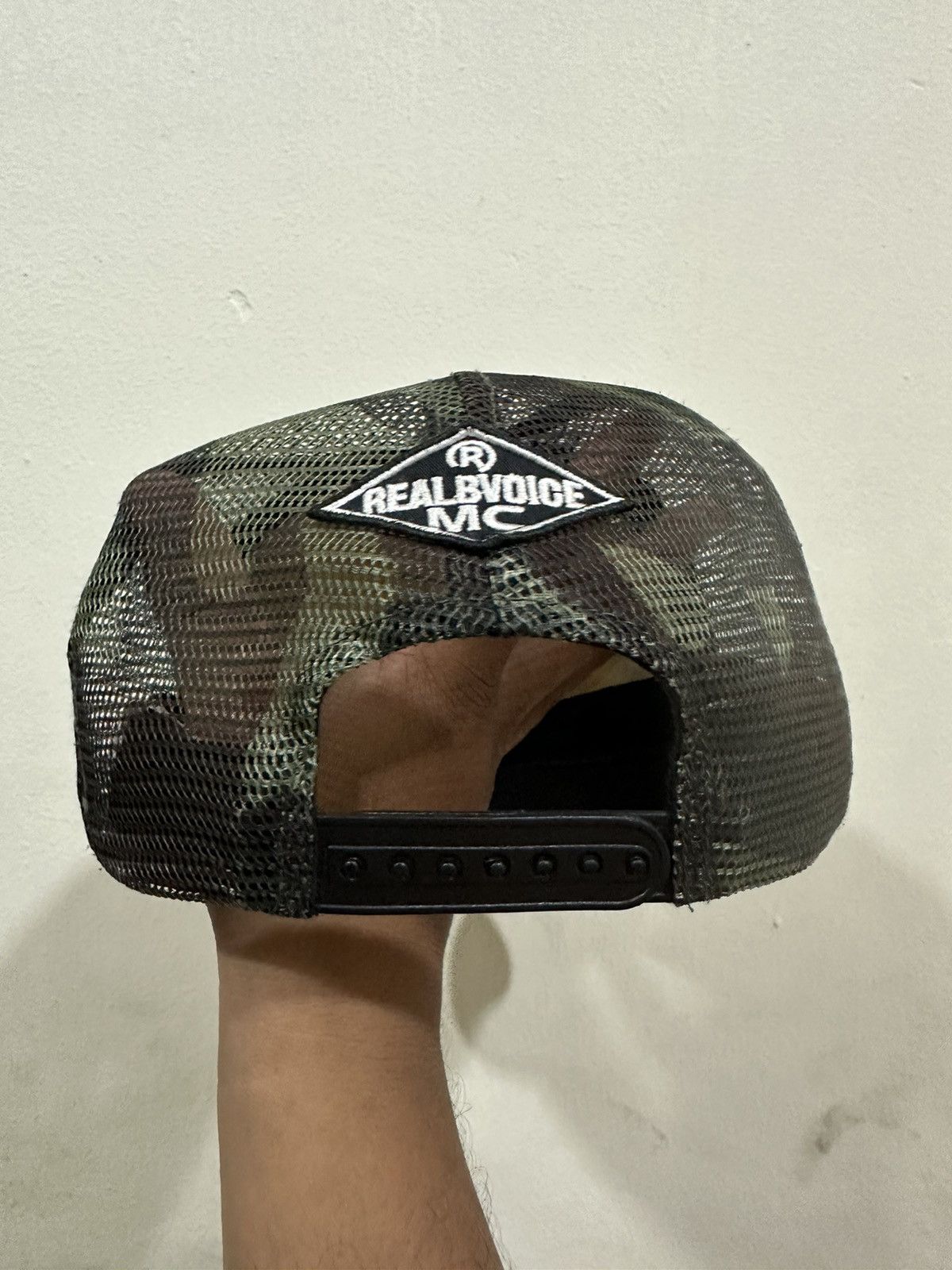Japanese Brand VTG Realbvoice MC Camo Trucked Hat Size ONE SIZE - 4 Thumbnail
