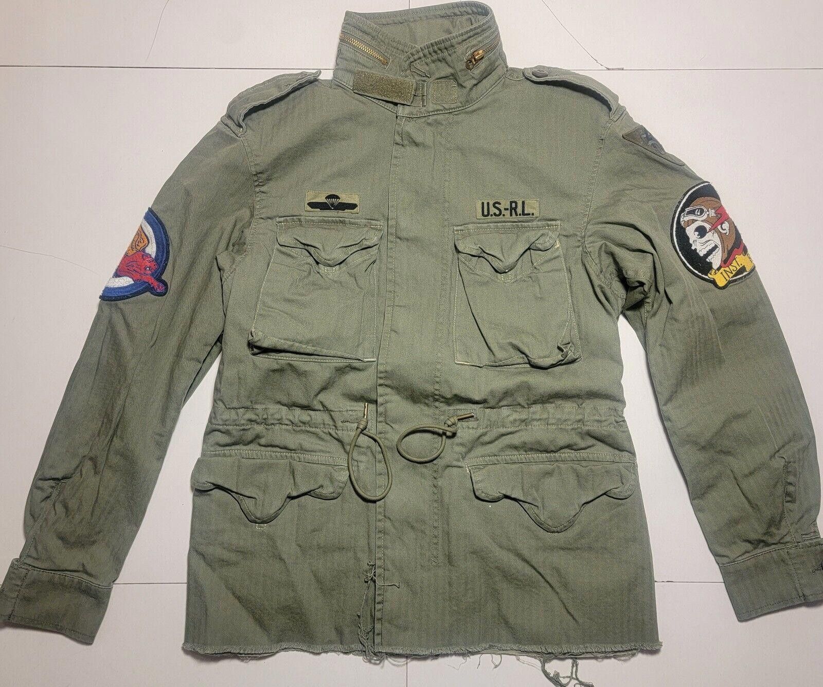 Rare Polo Ralph Lauren Army Jacket Size SMALL
