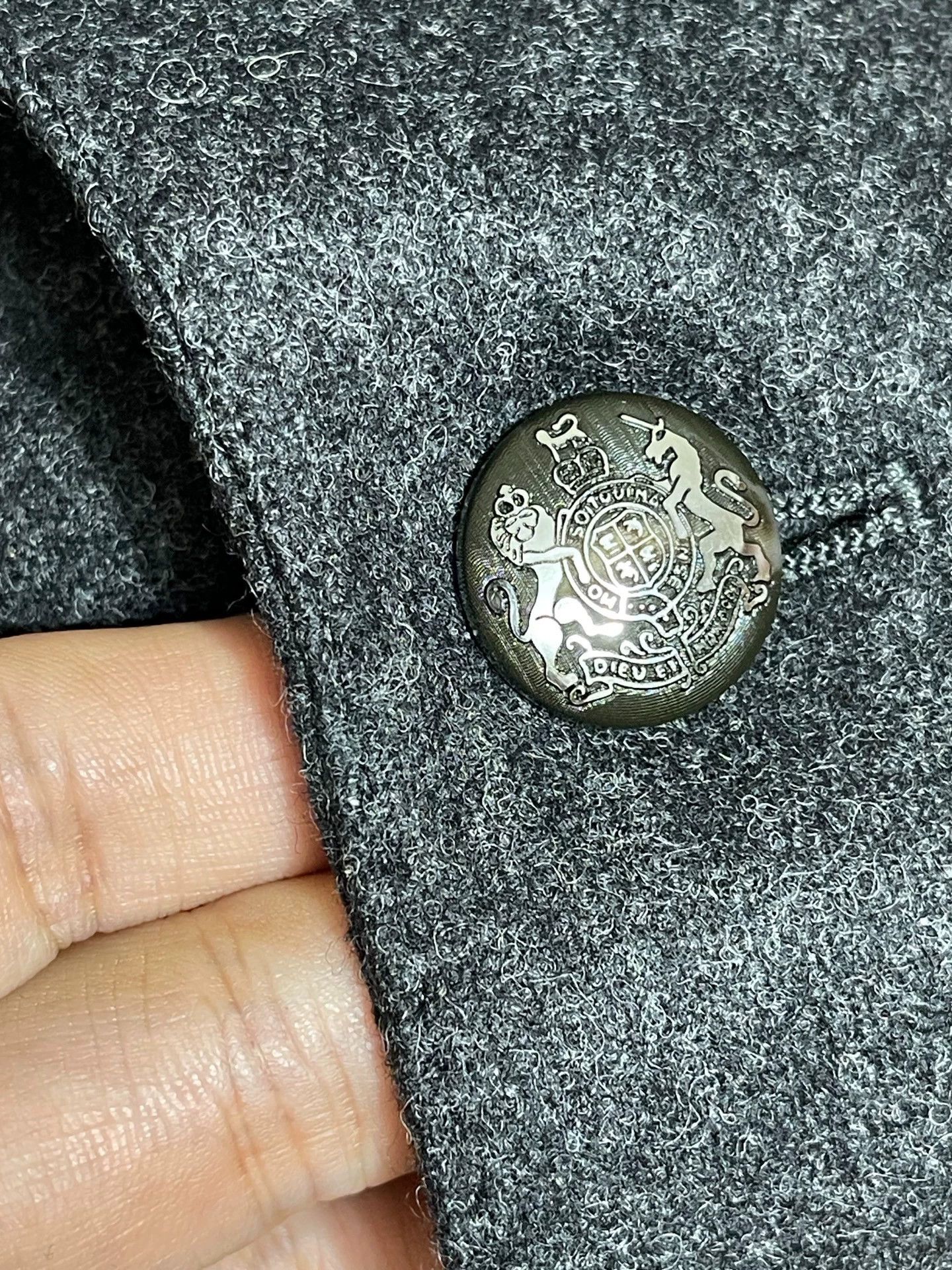 Dolce & Gabbana Dolce & Gabbana Slim Fit Wool Blazer Size 50 Size 50R - 4 Thumbnail