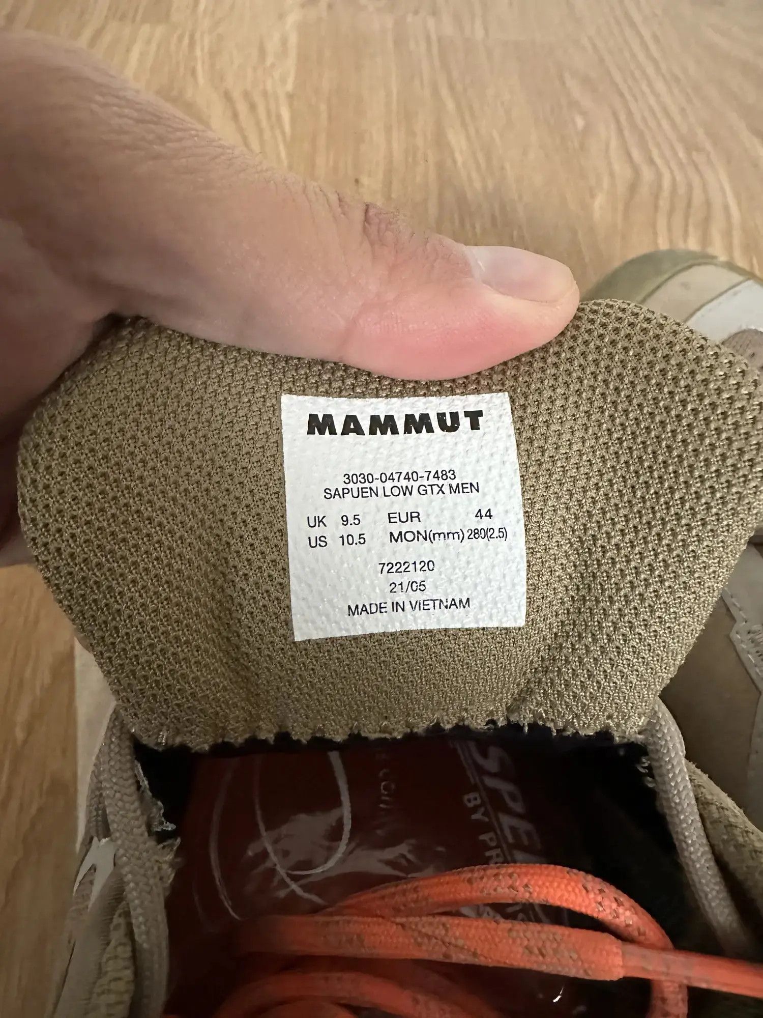 Mammut (Hobo x Mammut) Sapuen Low Size US 10.5 / EU 43-44 - 12 Thumbnail