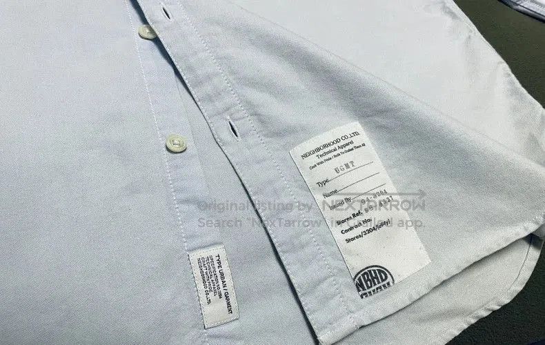 Neighborhood Neighborhood TIE SOLID Long Sleeve Shirt. Size US L / EU 52-54 / 3 - 5 Thumbnail
