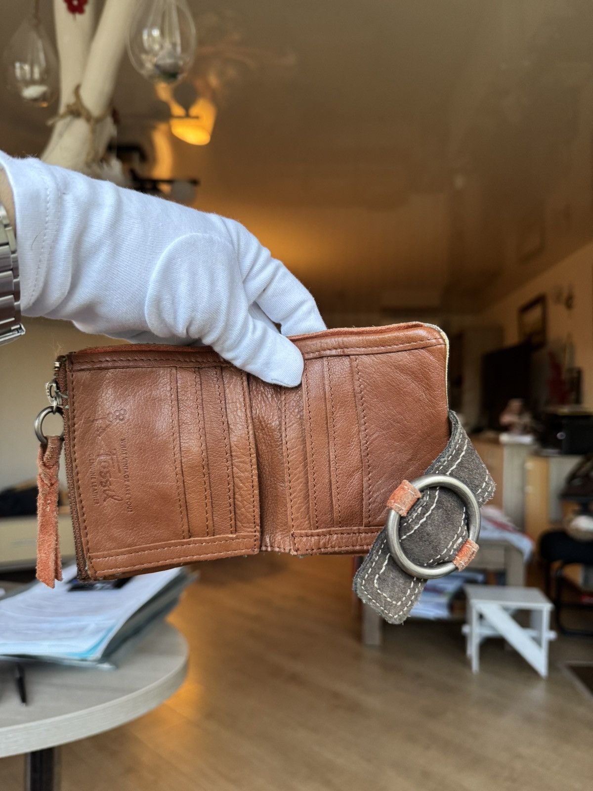 Fossil × Vintage Fossil Wallet Size ONE SIZE - 4 Thumbnail